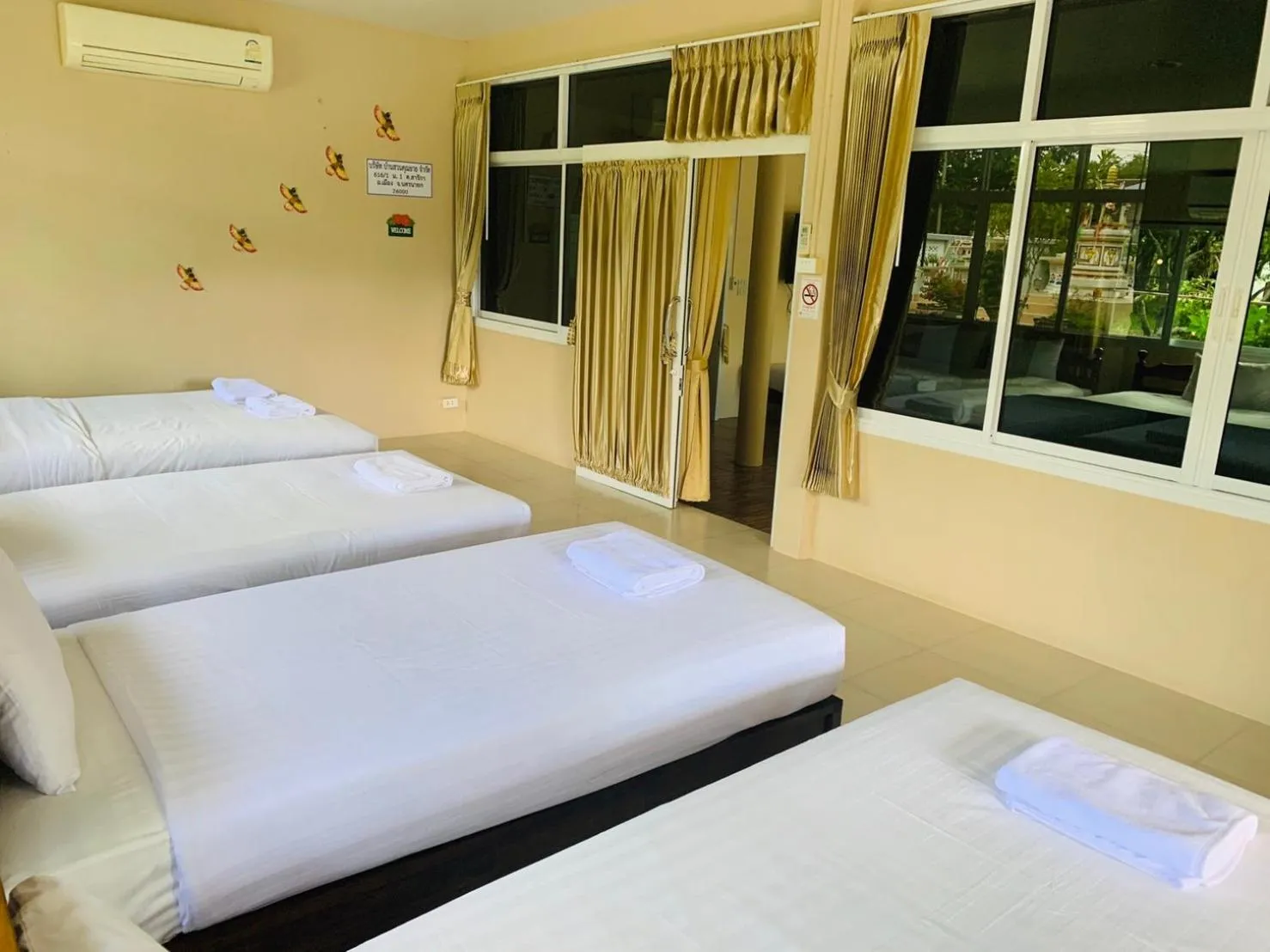 Bedroom, Bed in Baan Suan Khun Yaiy