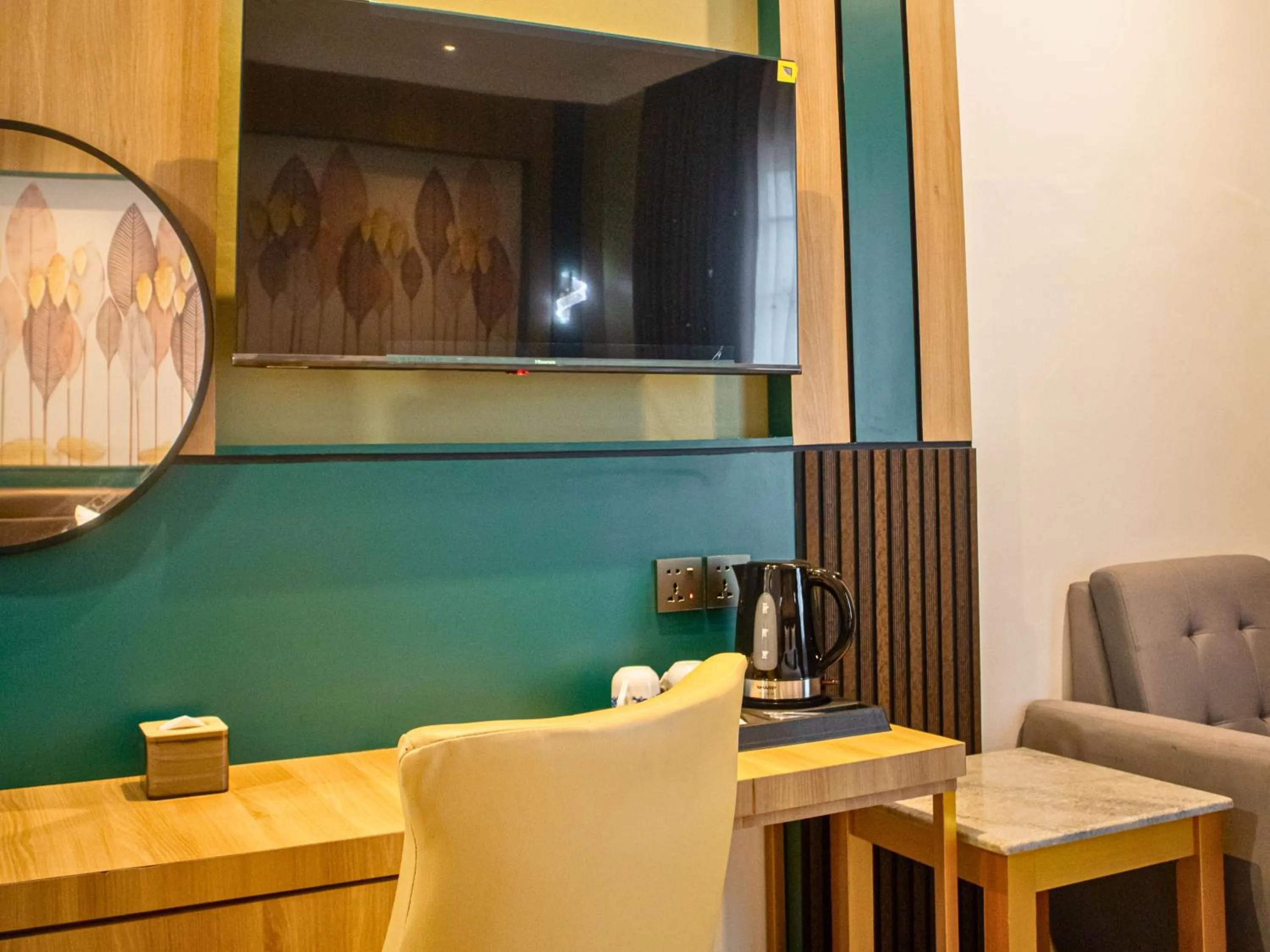 Bed in Bona Ventura Hotel & Skybar