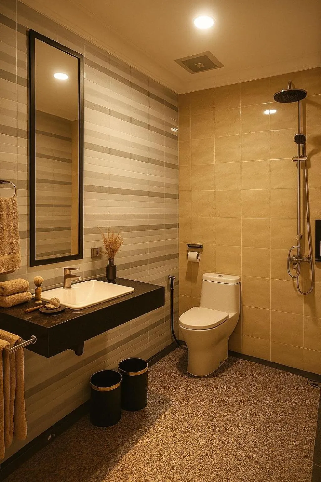 Shower in Bona Ventura Hotel & Skybar