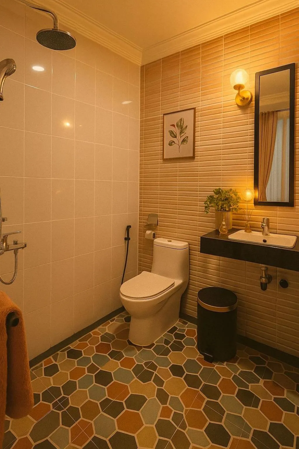 Shower in Bona Ventura Hotel & Skybar