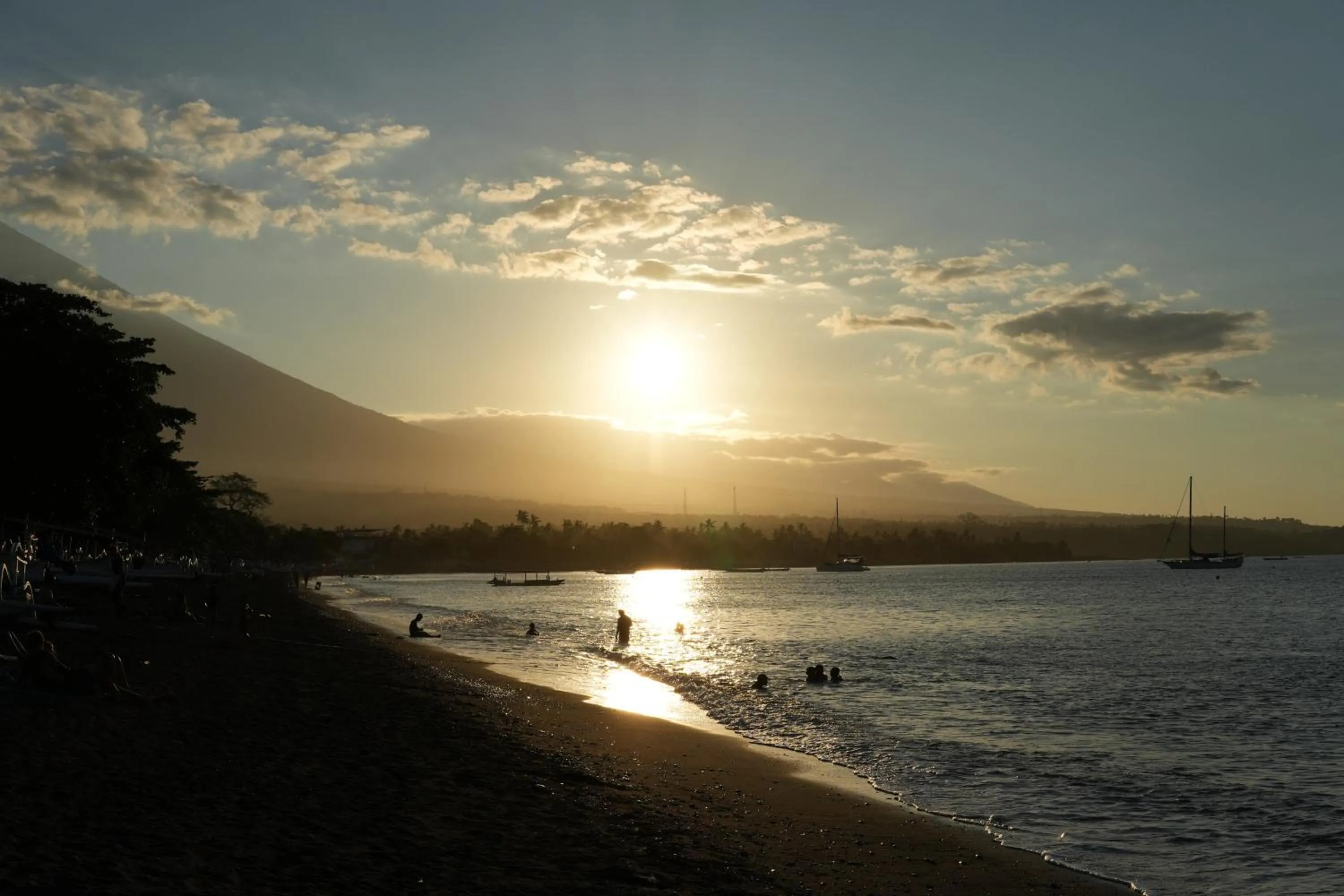 Sunset in Pakel's Bali Villas
