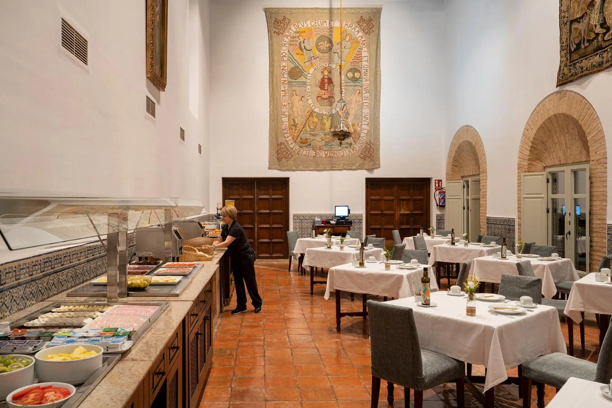 Buffet breakfast in Parador de Almagro
