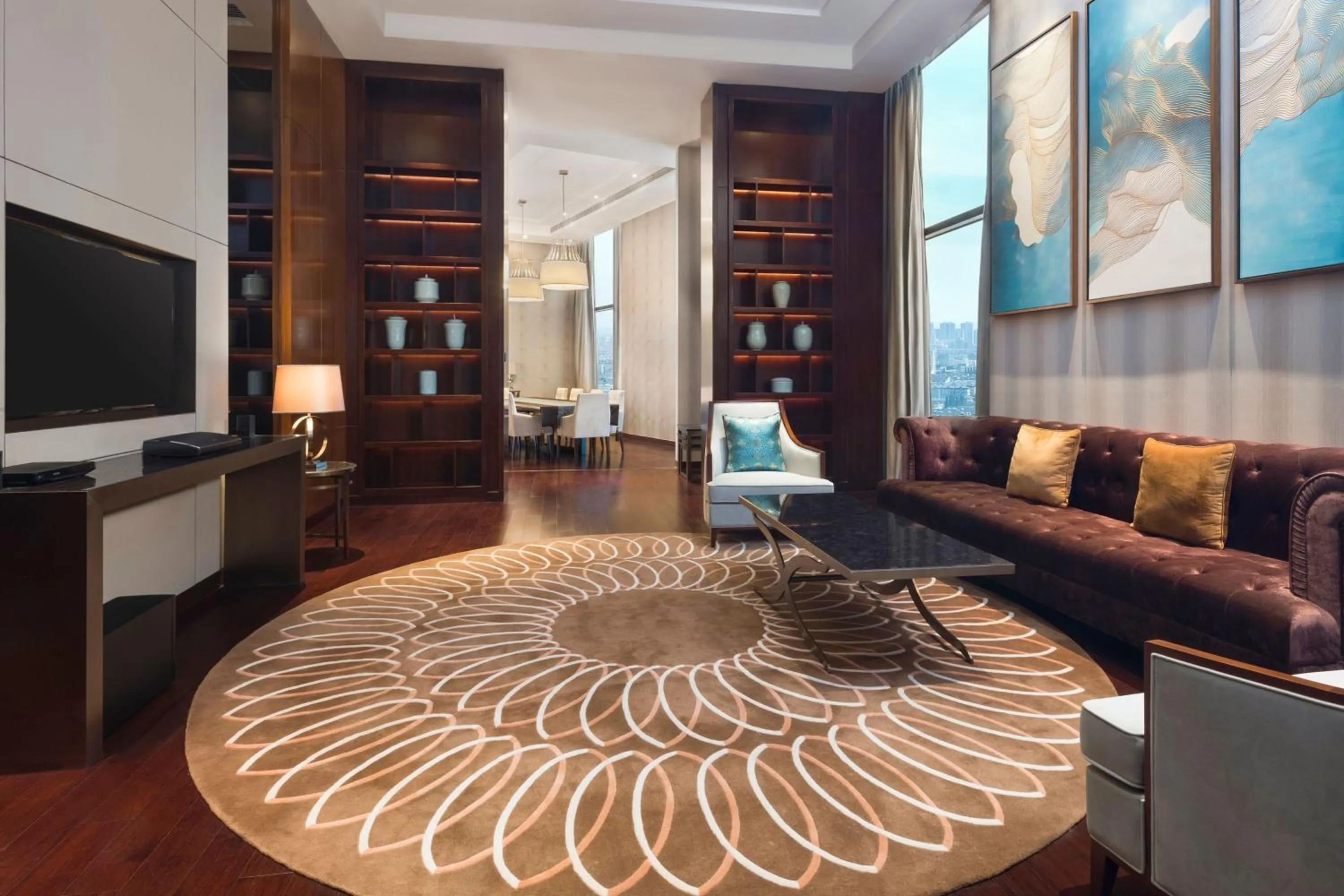 Living room in Sheraton Shanghai Jiading Hotel