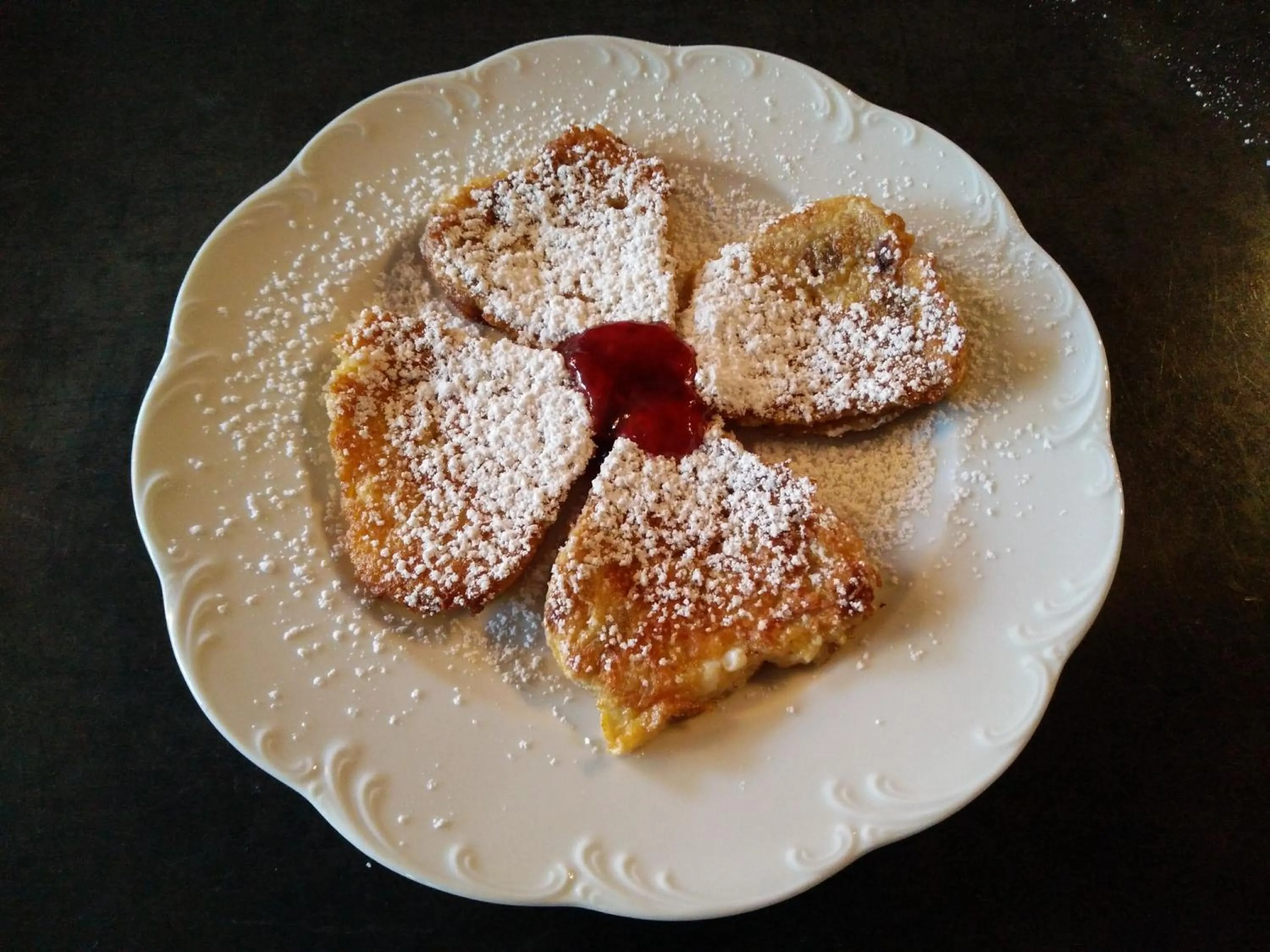 Food close-up in B&B Tspijker