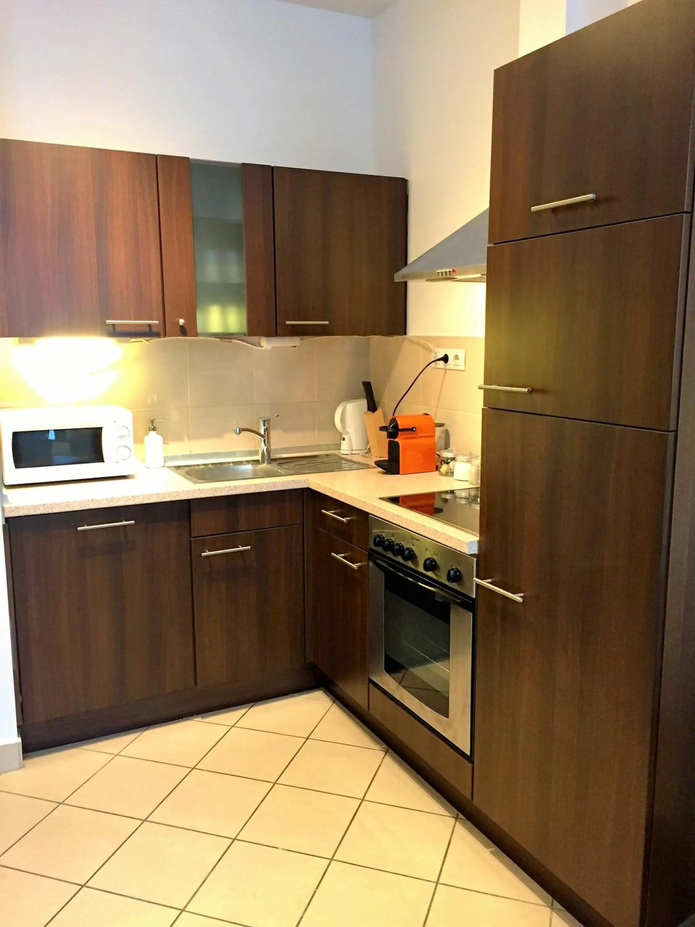 Kitchen or kitchenette in Gozsdu Apartment