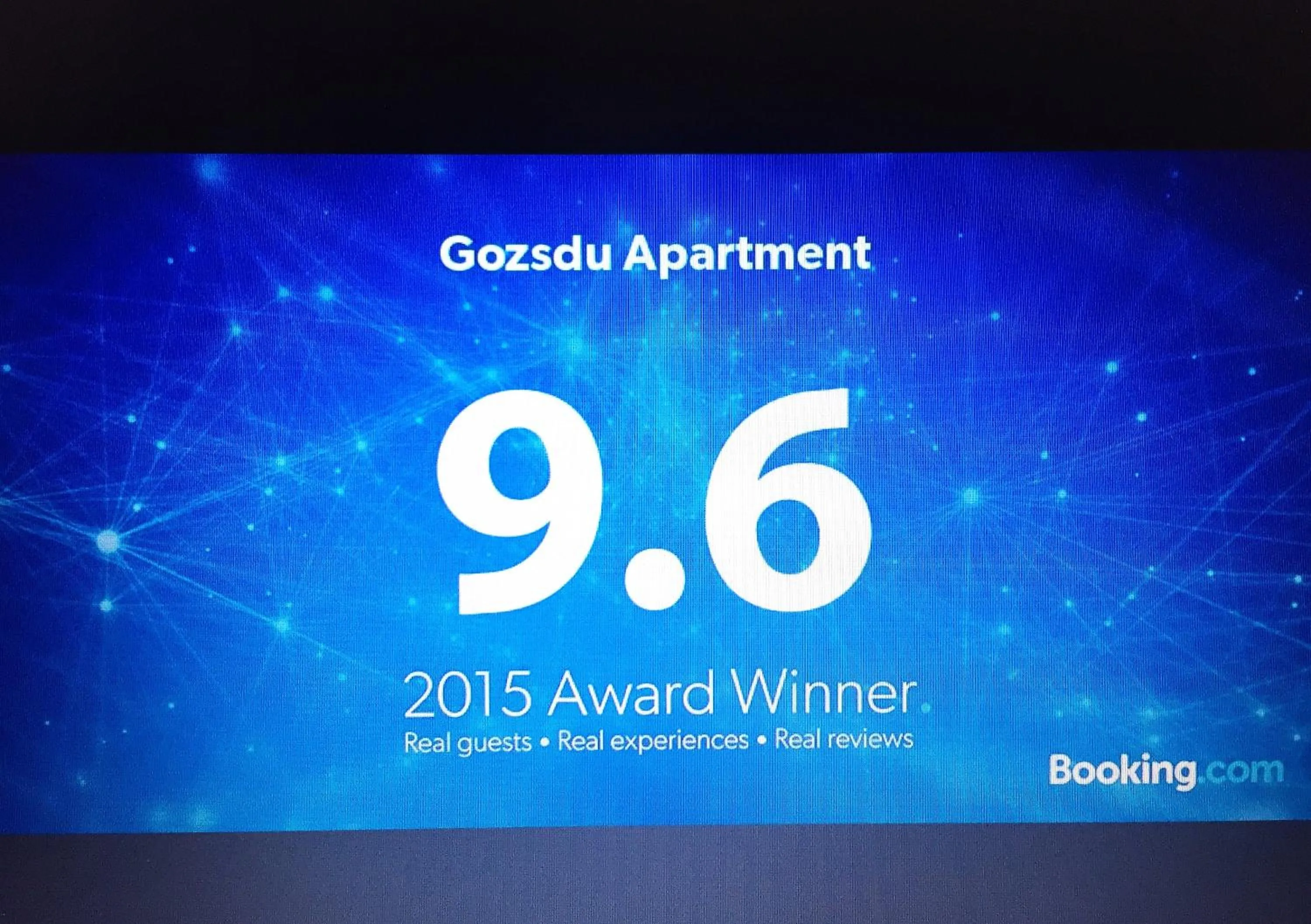 Certificate/Award in Gozsdu Apartment