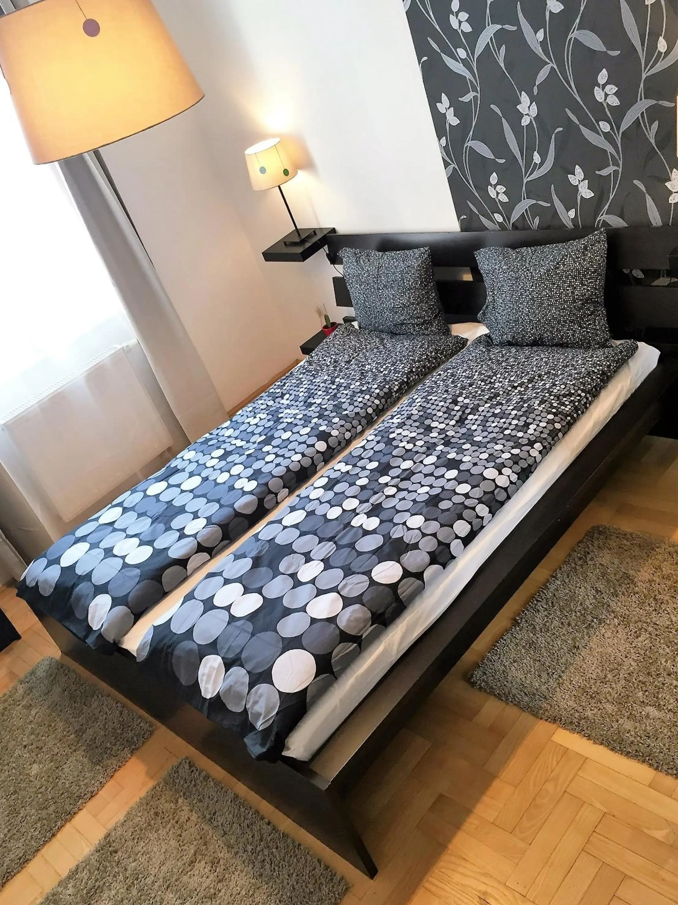 Bedroom, Bed in Gozsdu Apartment