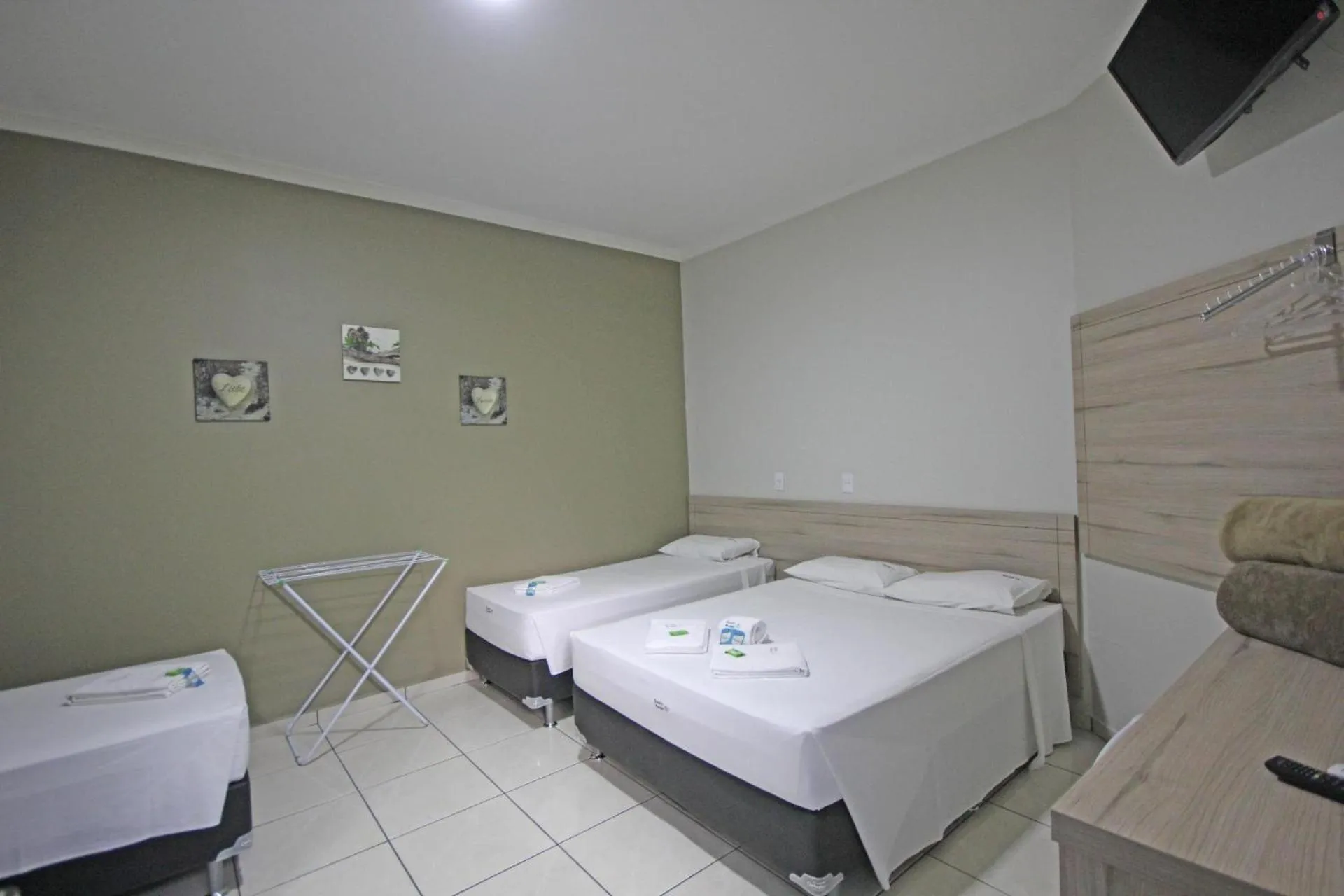 Bed in Pousada Recanto da Morada