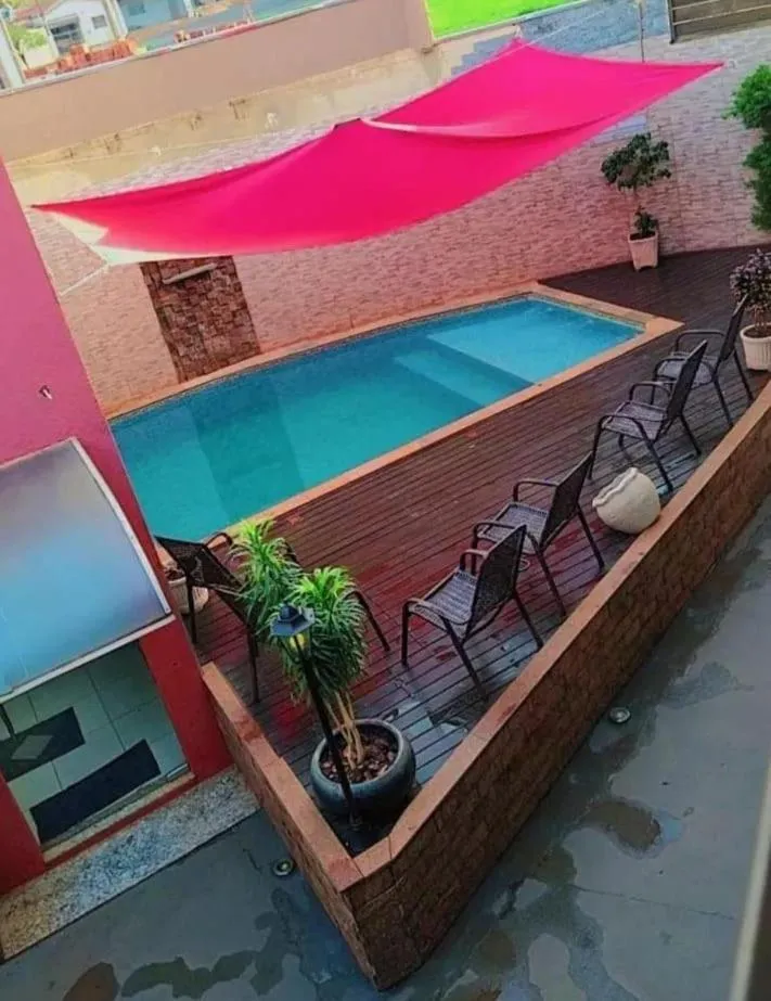 Swimming pool in Pousada Recanto da Morada