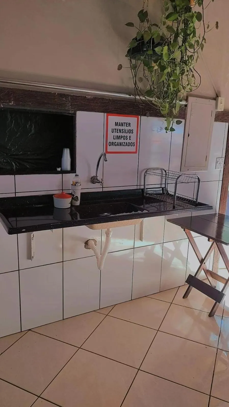 kitchen in Pousada Recanto da Morada