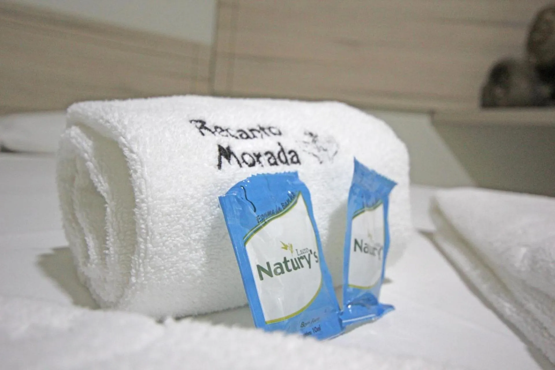 Bed in Pousada Recanto da Morada