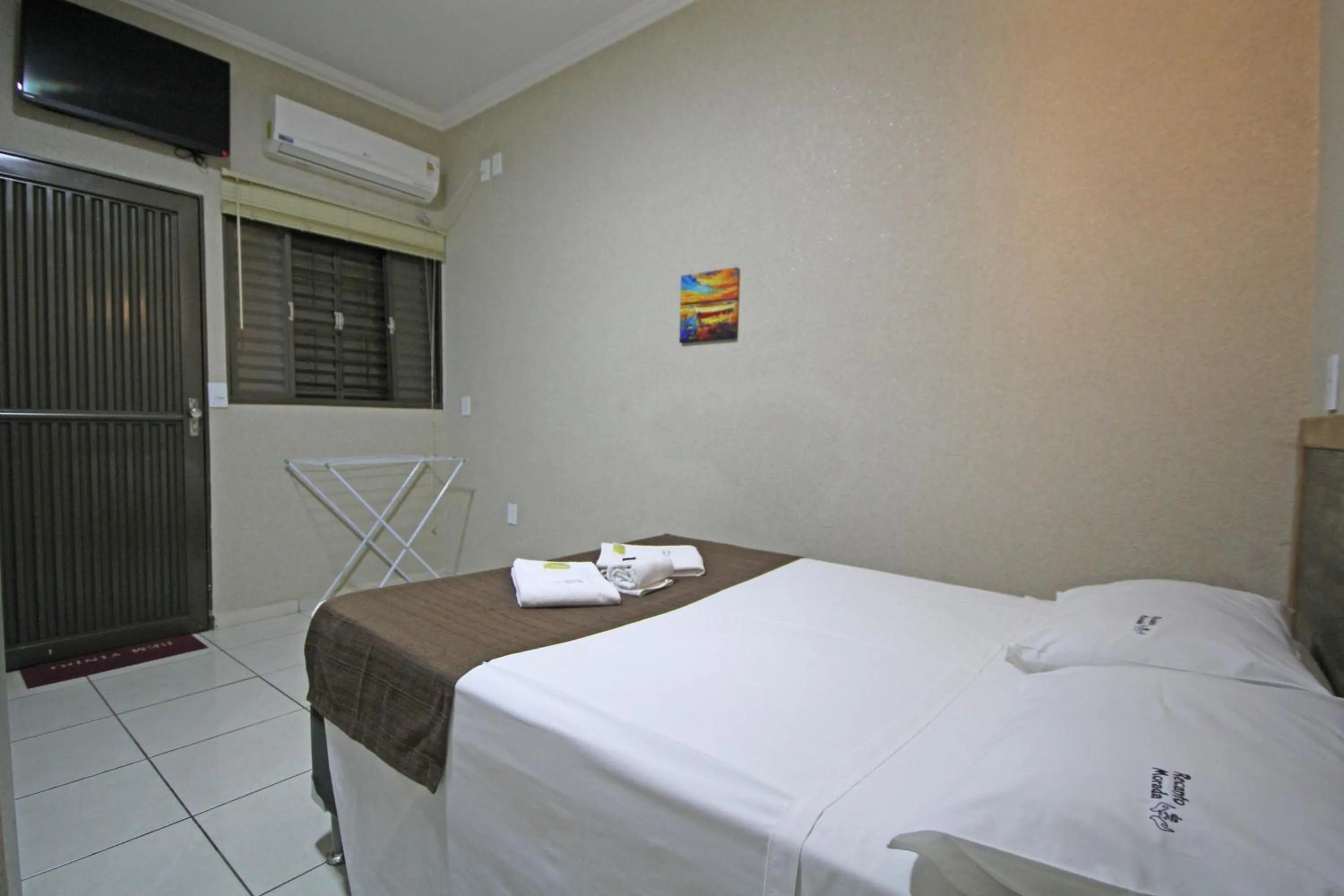 Bed in Pousada Recanto da Morada