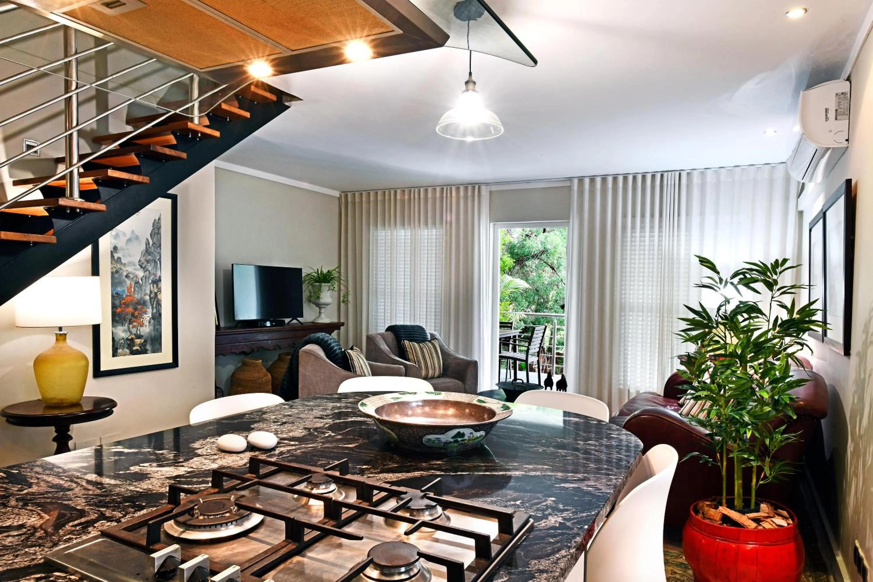 Seating area in Le Petit Bijou