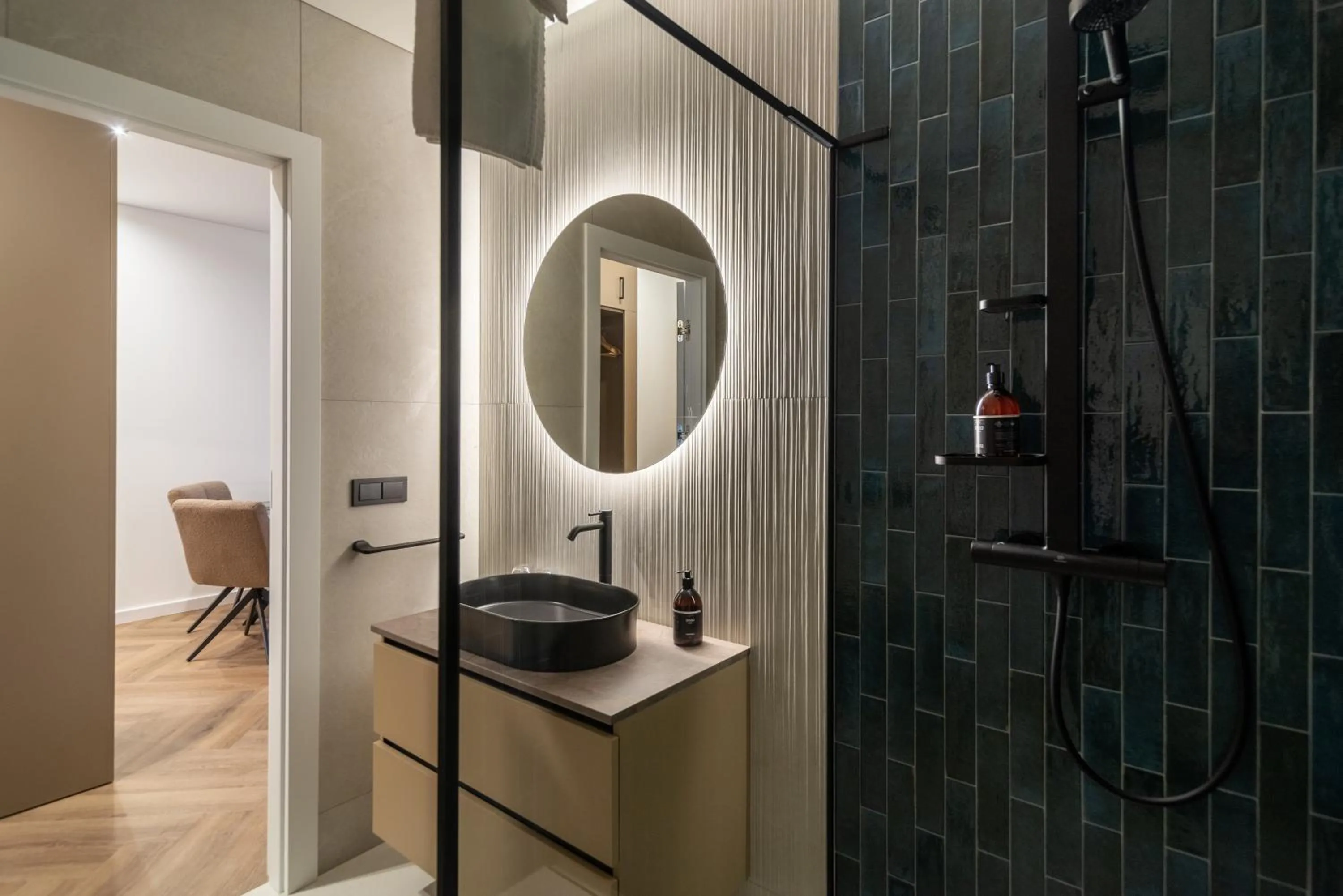 Shower in Aparthotel Nemunas