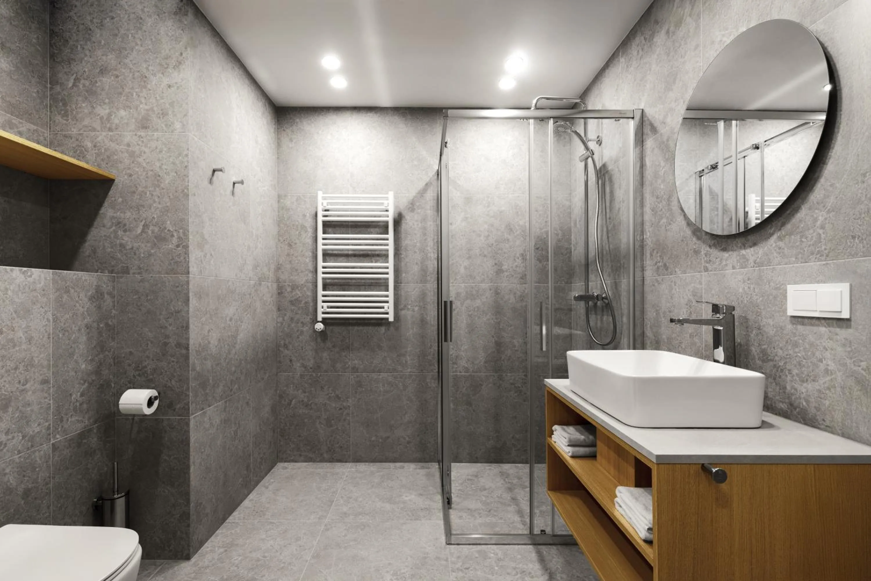 Shower in Aparthotel Nemunas