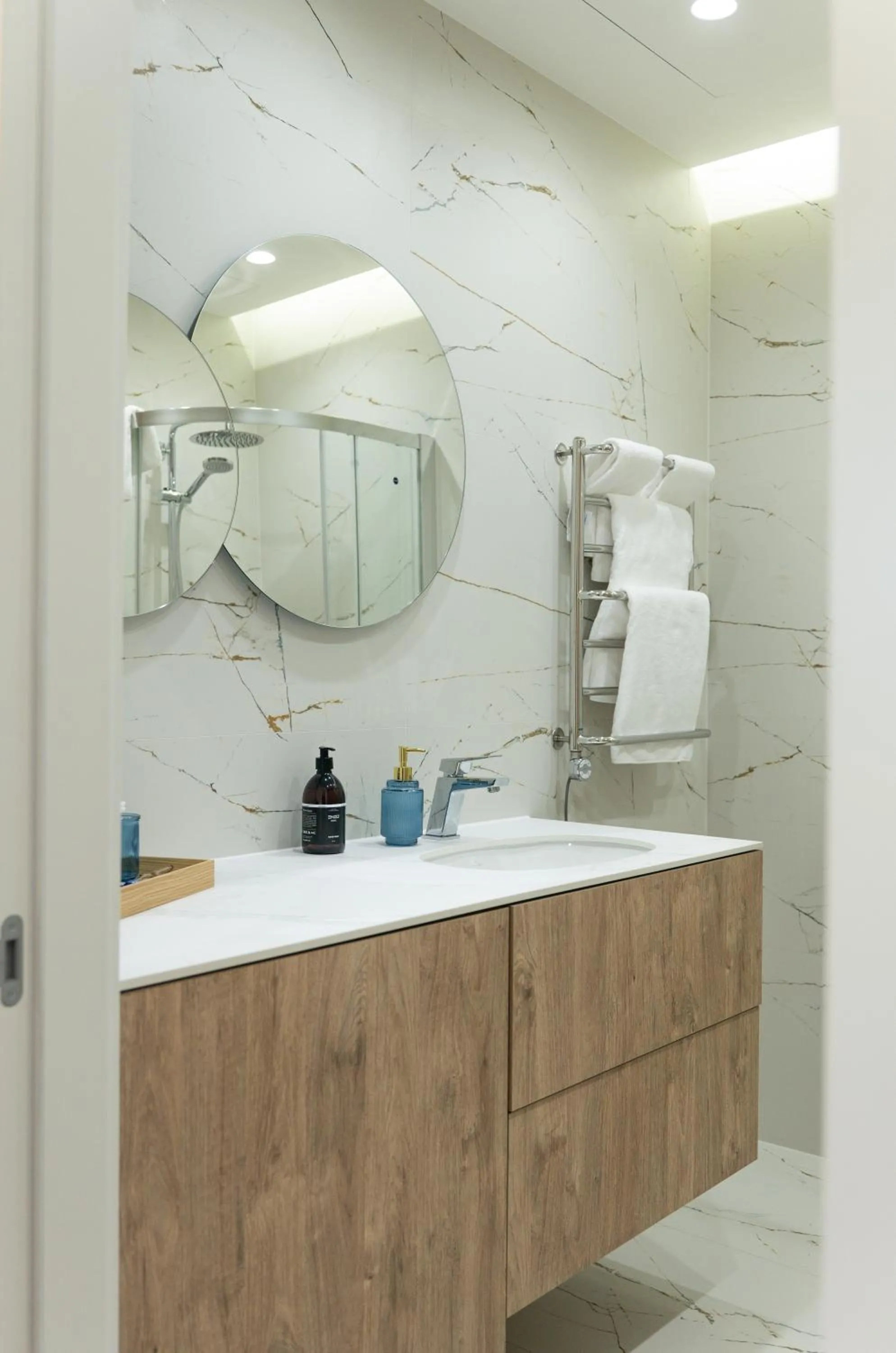 Bathroom in Aparthotel Nemunas