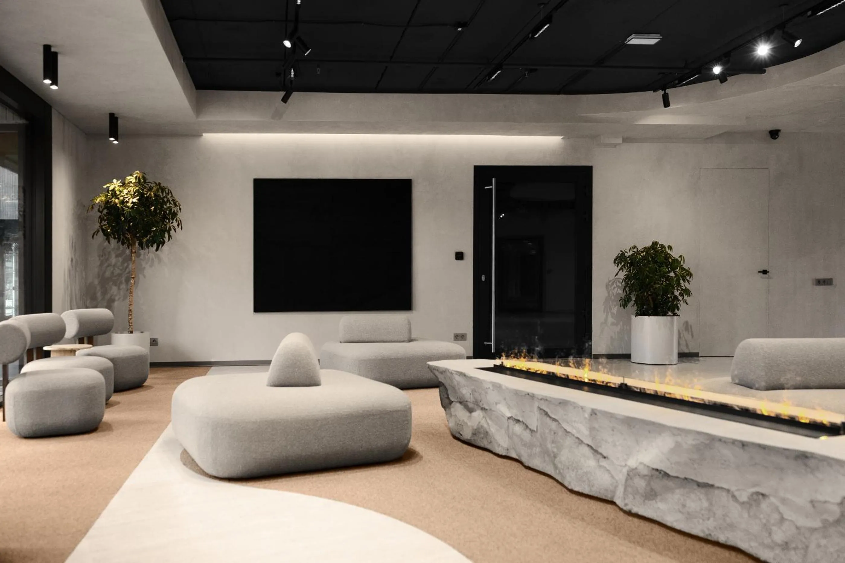 Lobby or reception in Aparthotel Nemunas