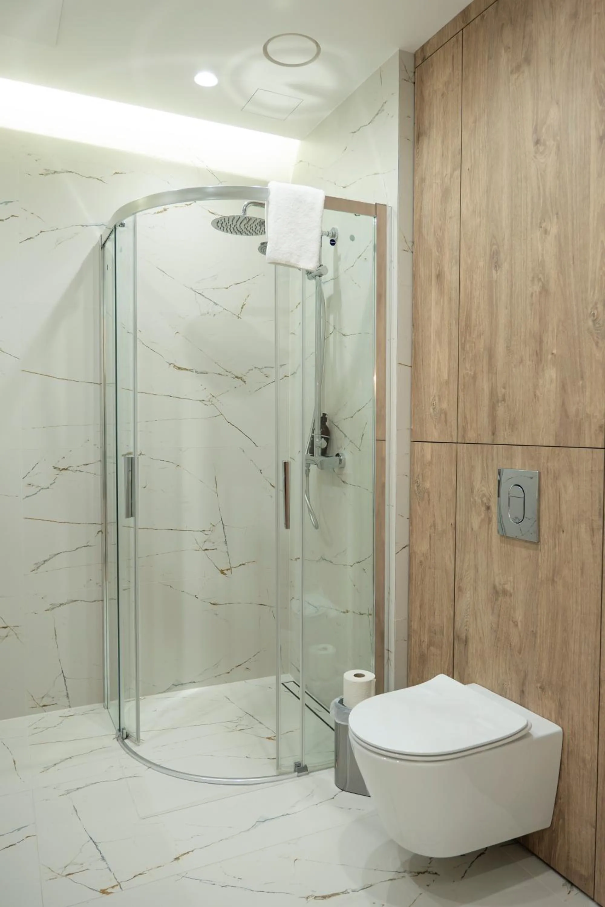 Shower in Aparthotel Nemunas