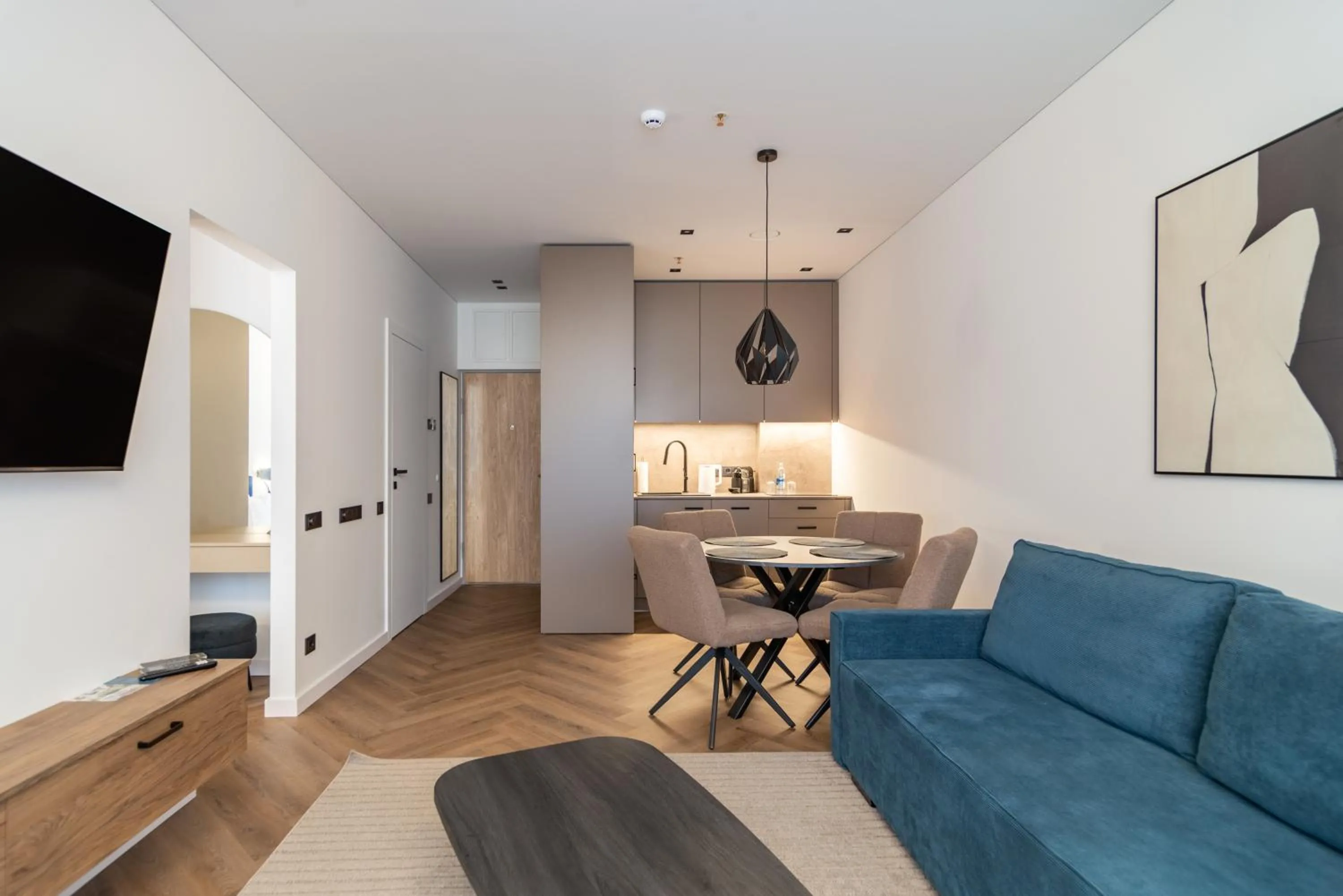Photo of the whole room in Aparthotel Nemunas