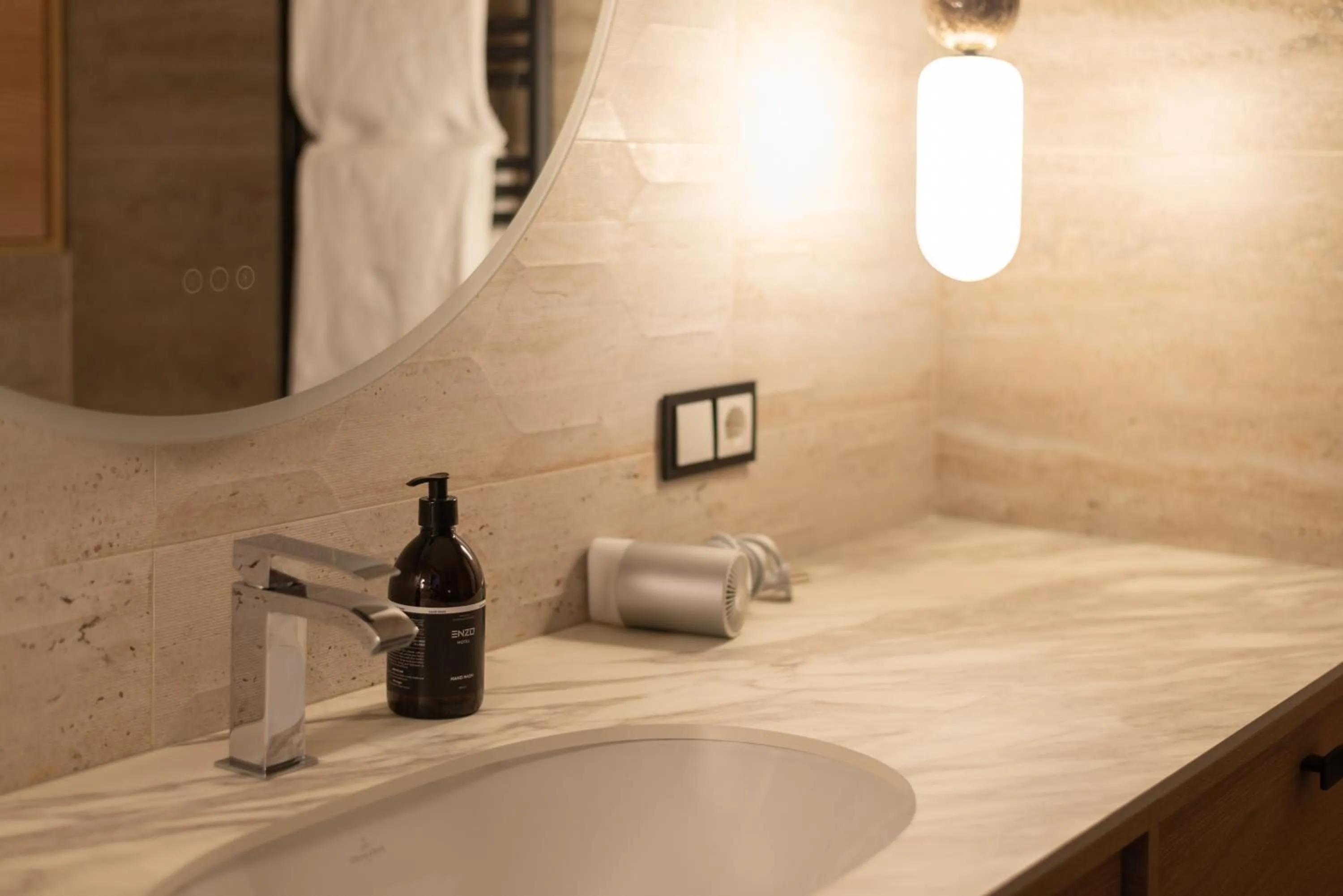Bathroom in Aparthotel Nemunas