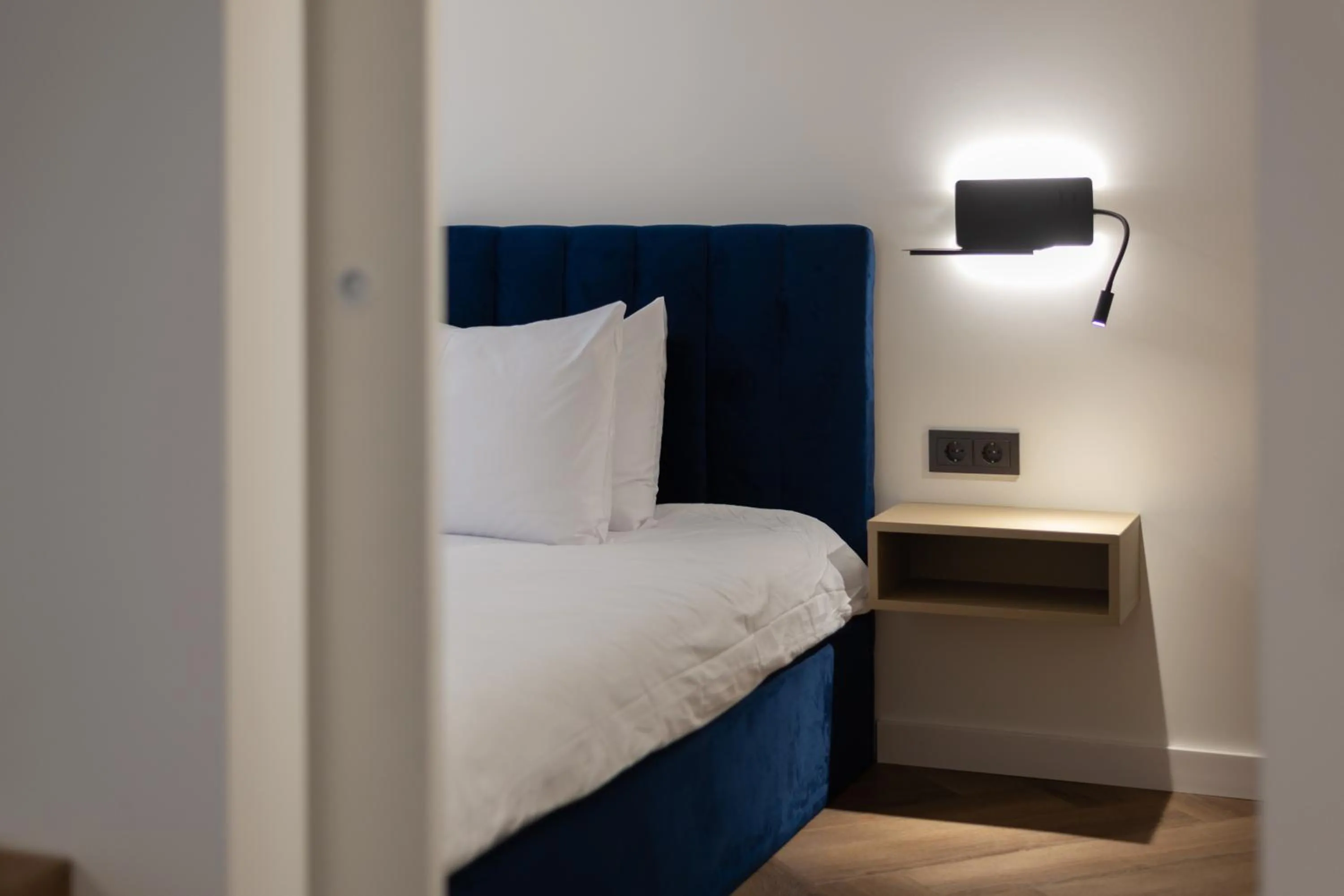 Bedroom, Bed in Aparthotel Nemunas