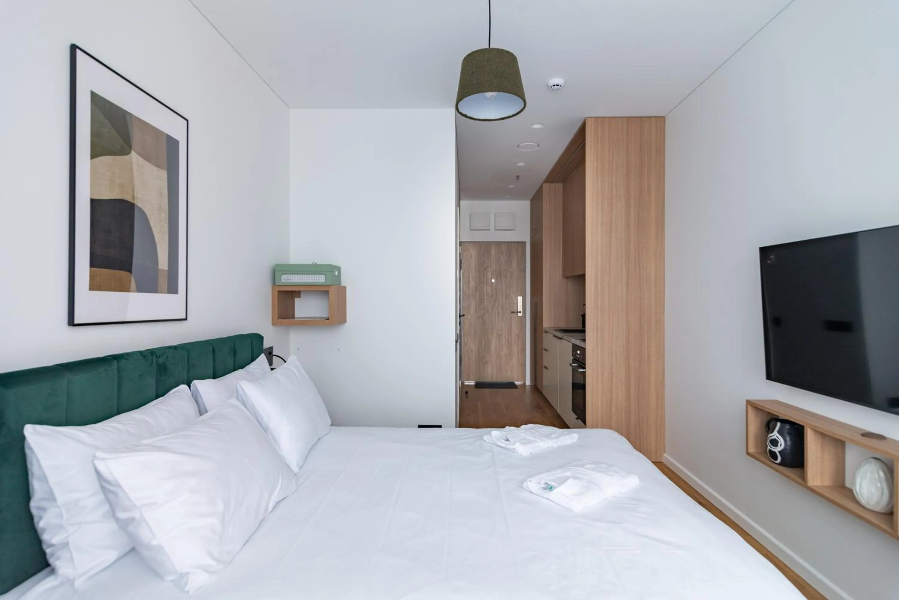 Photo of the whole room, Bed in Aparthotel Nemunas