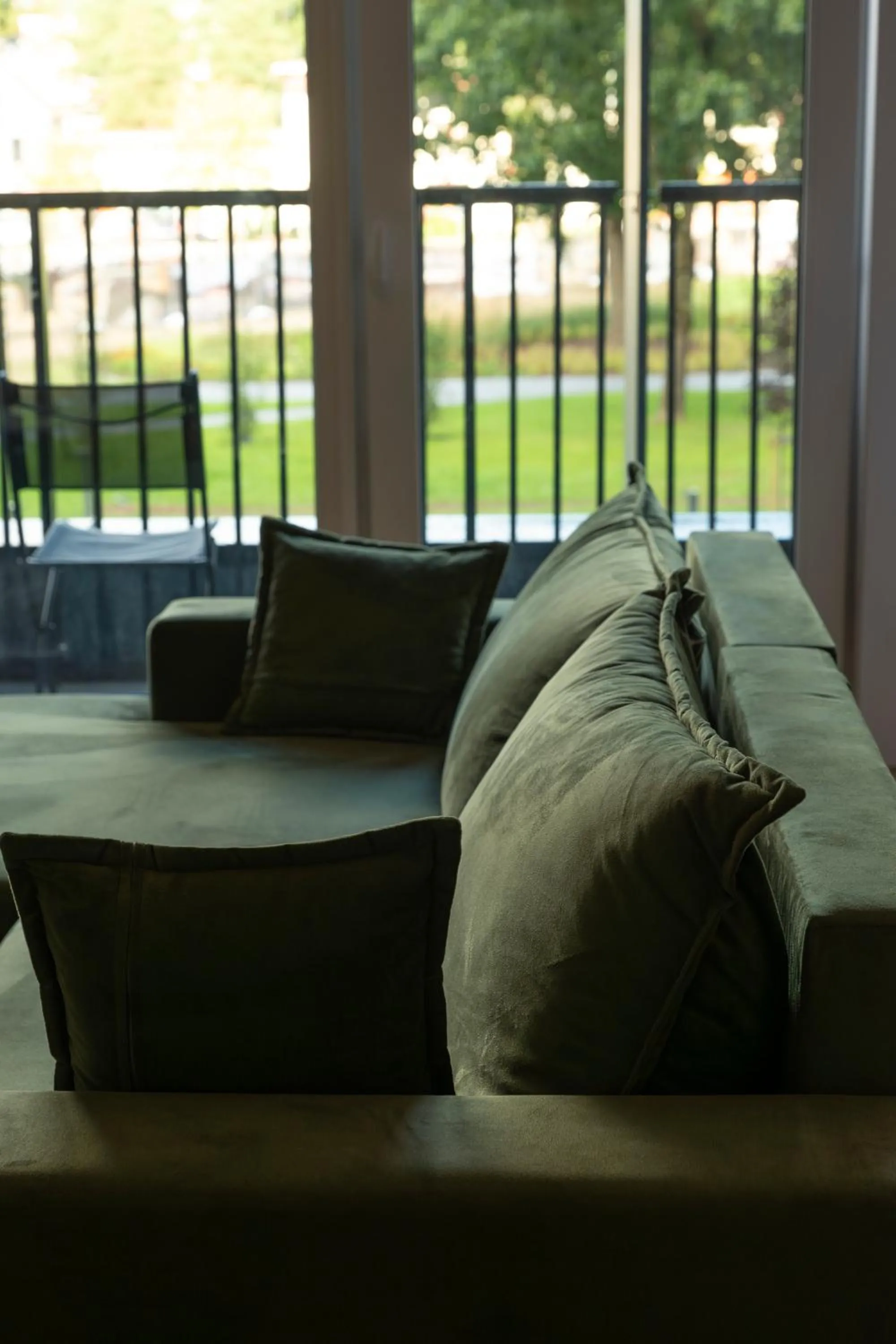 Living room in Aparthotel Nemunas