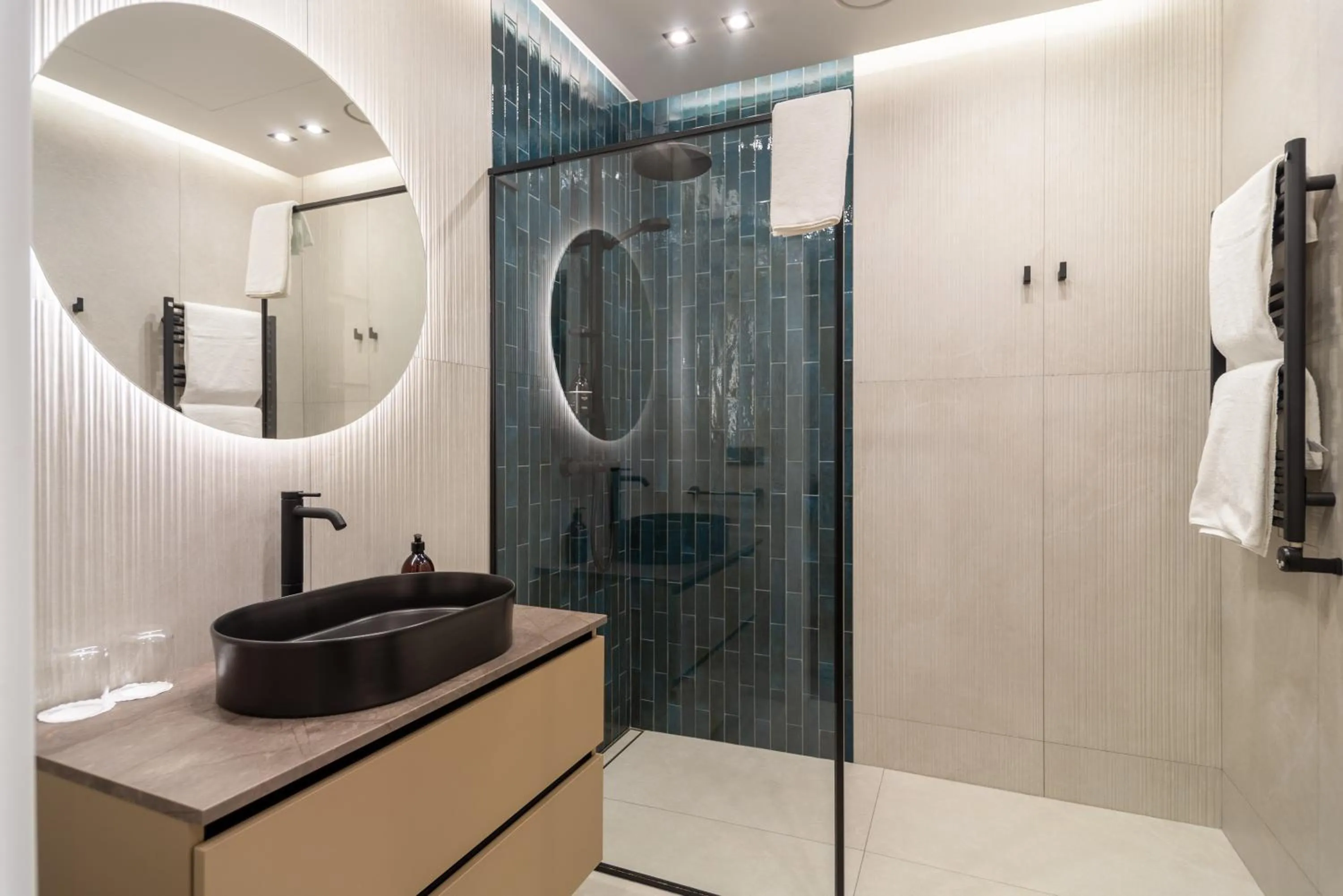 Shower in Aparthotel Nemunas