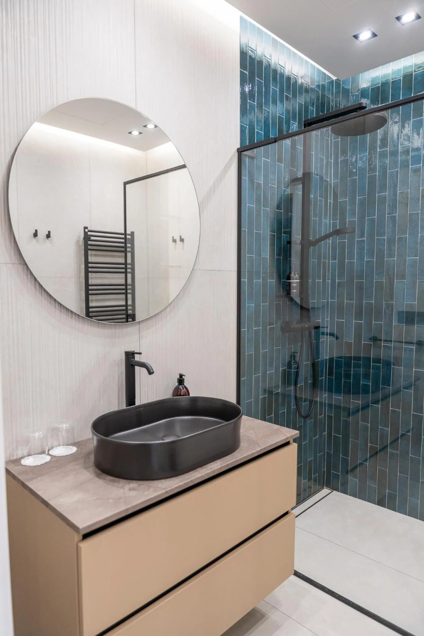 Shower in Aparthotel Nemunas