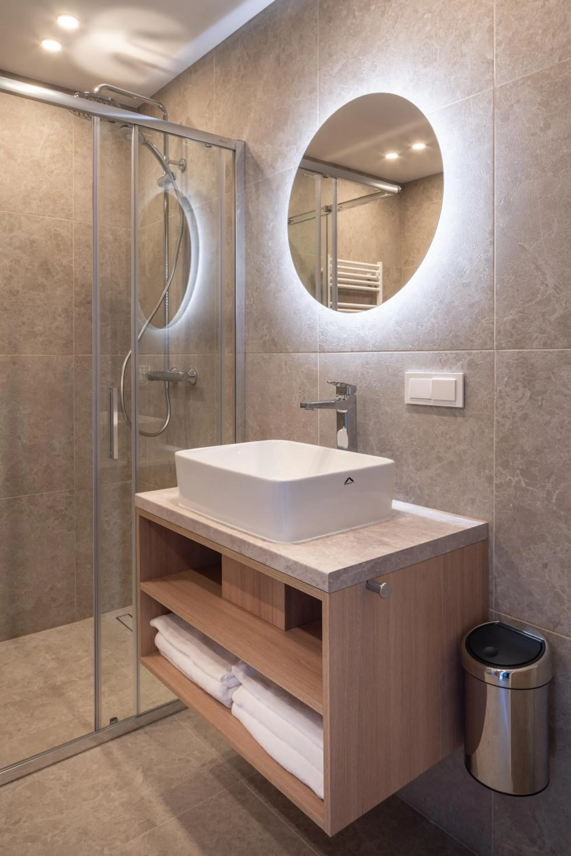 Shower in Aparthotel Nemunas