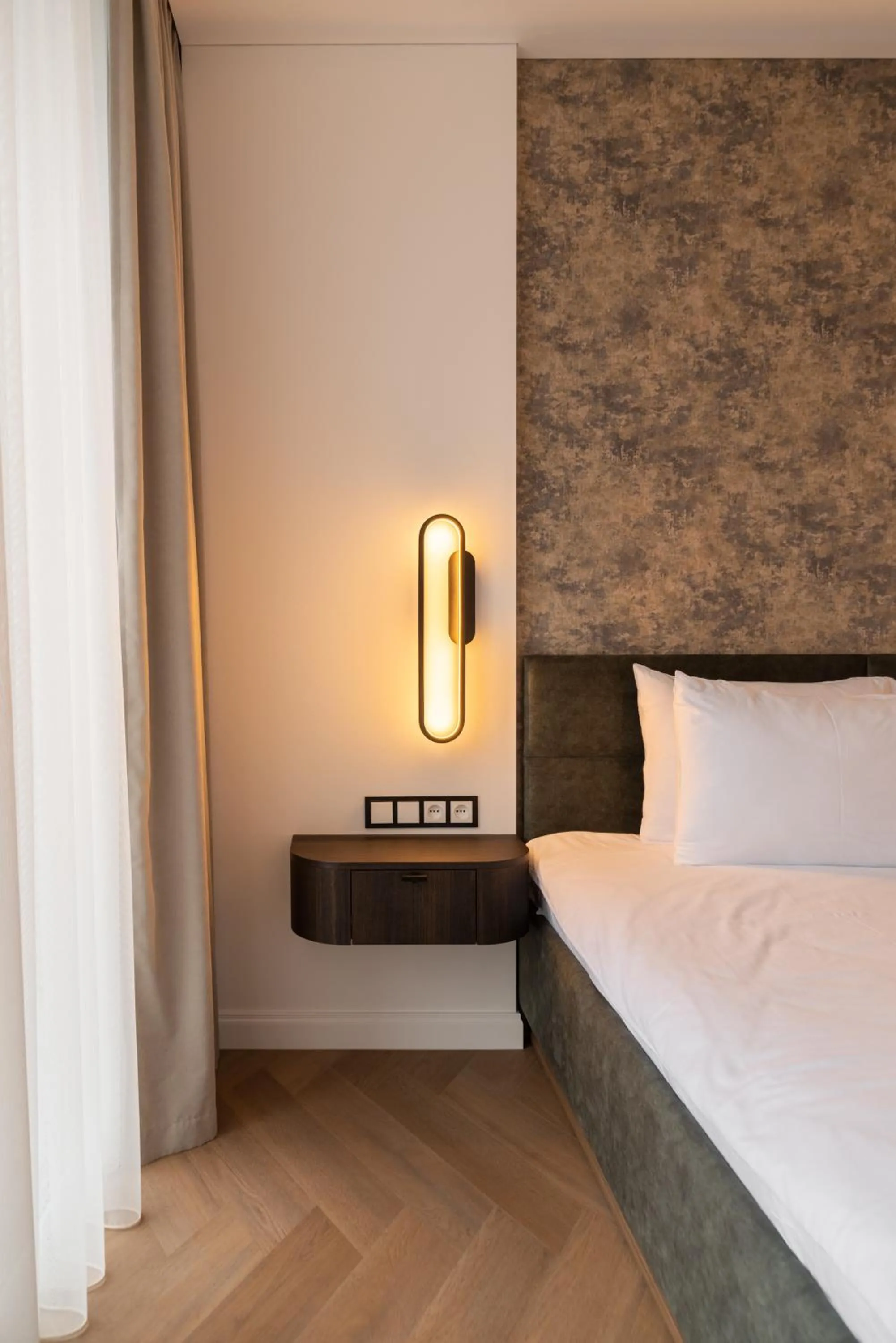 Bedroom, Bed in Aparthotel Nemunas