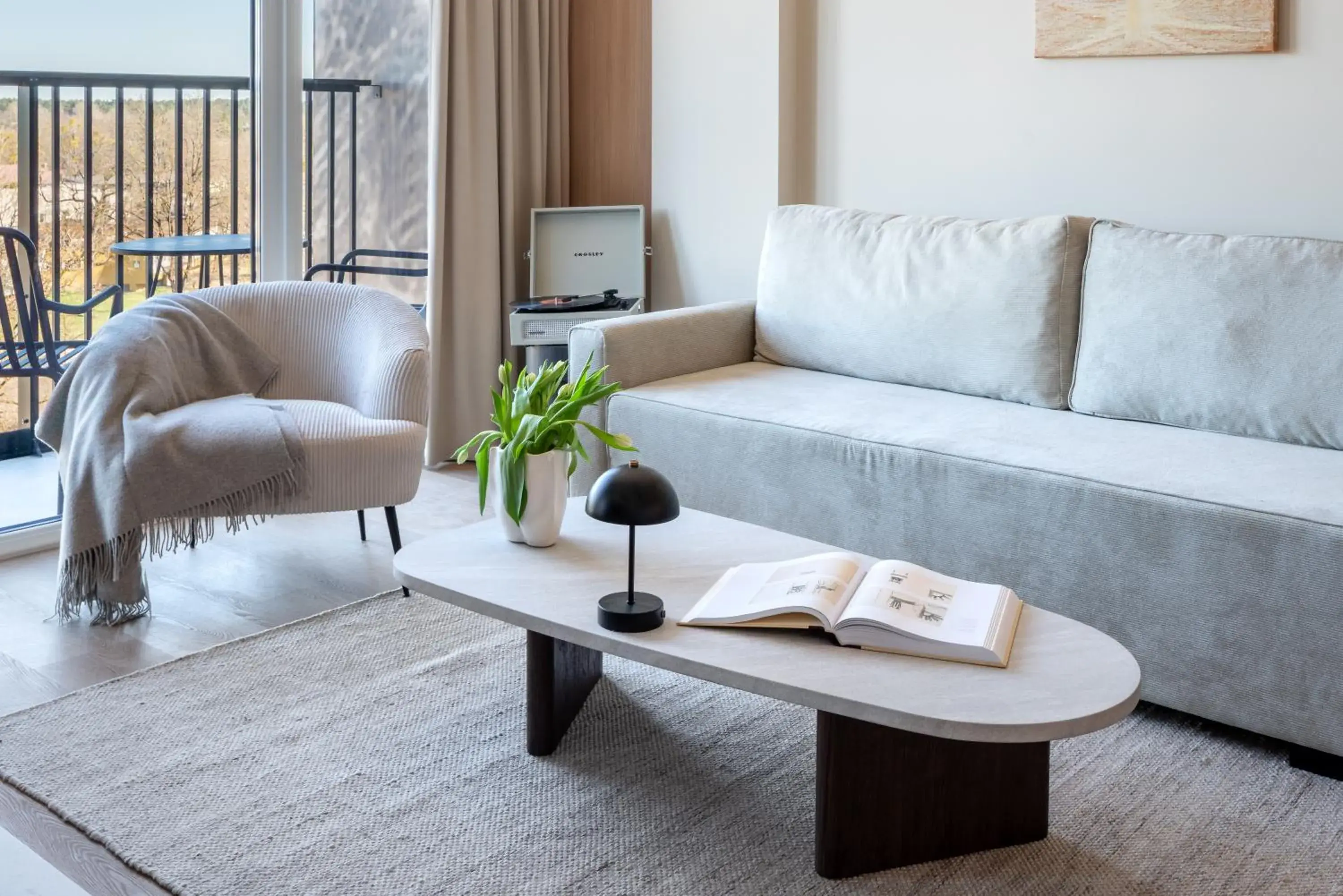 One-Bedroom Apartment with Balcony - Sauna and hot Tub Access in Leisure Area in Aparthotel Nemunas One-Bedroom Apartment with Balcony - Sauna and hot Tub Access in Leisure Area in Aparthotel Nemunas