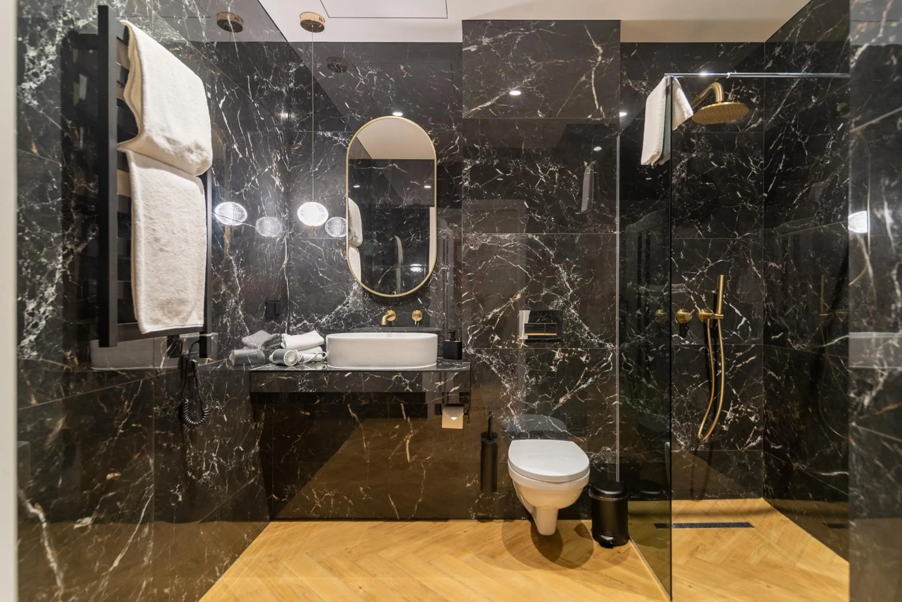 Shower in Aparthotel Nemunas
