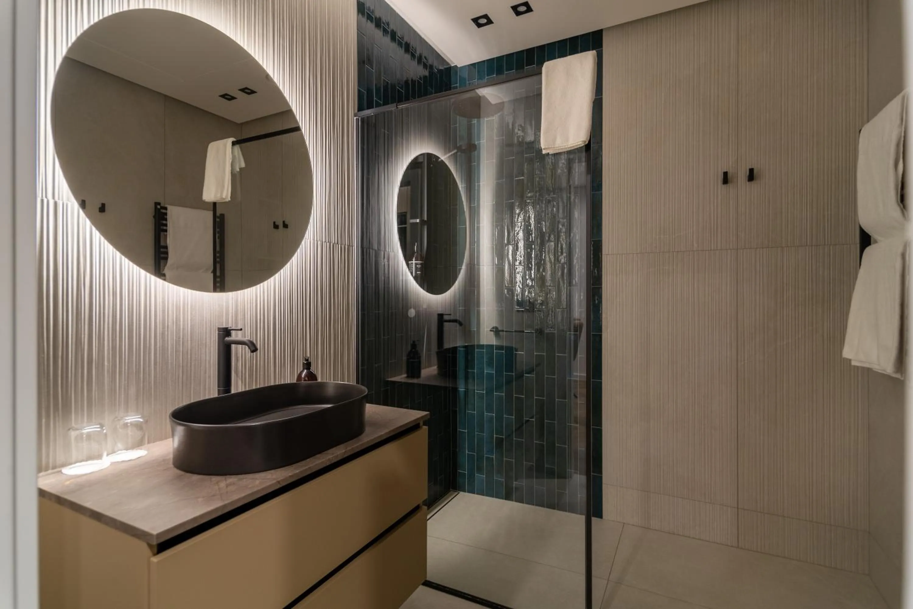 Shower in Aparthotel Nemunas
