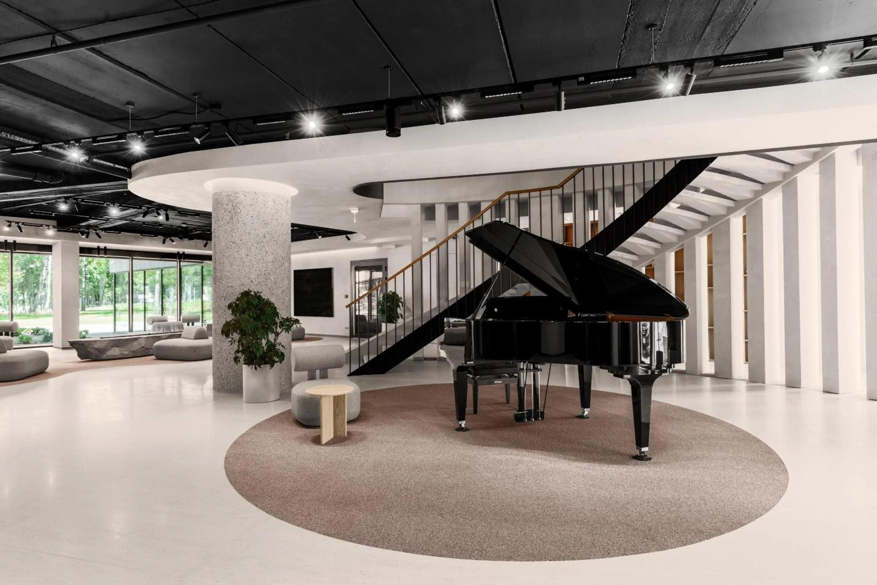 Lobby or reception in Aparthotel Nemunas