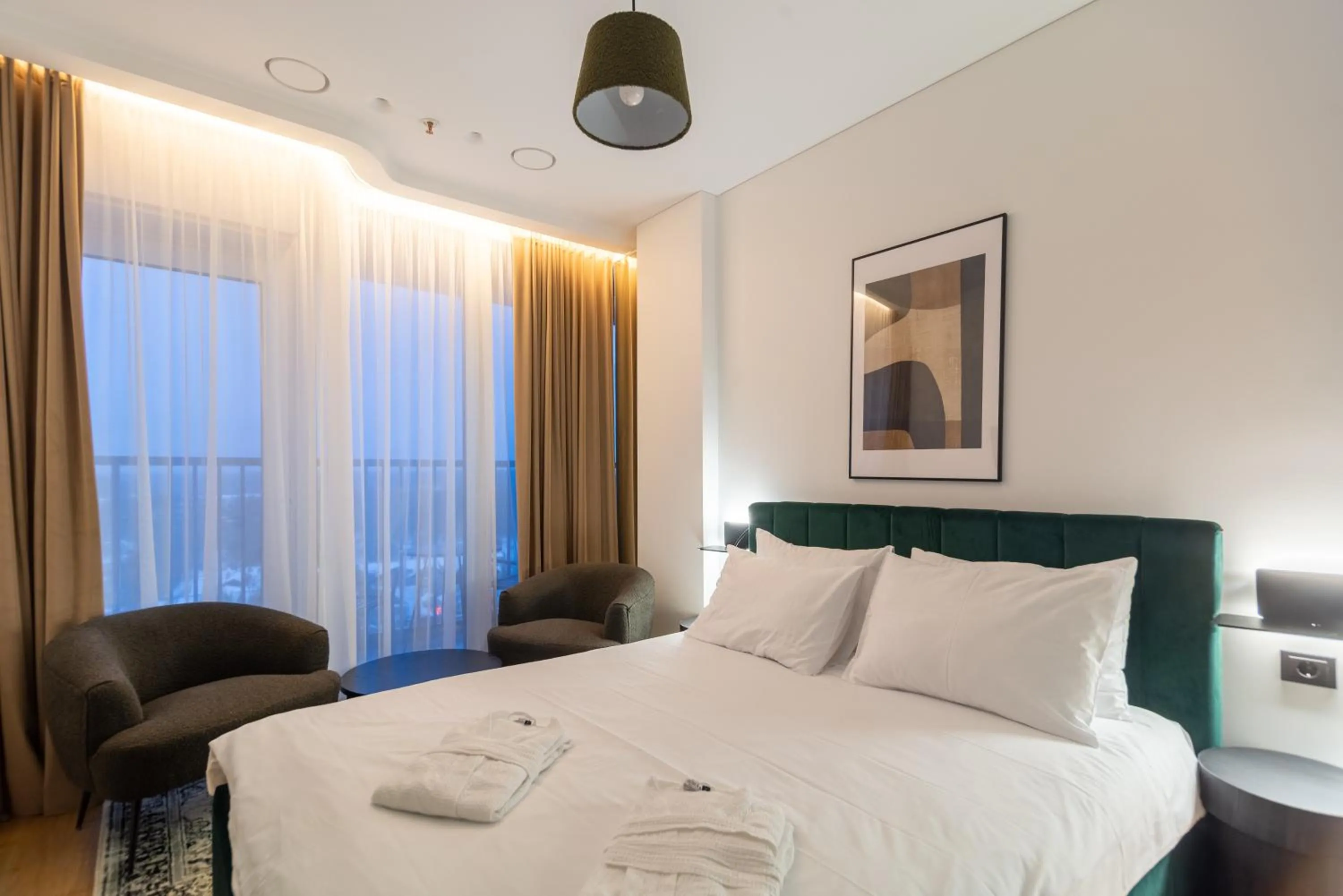 Photo of the whole room, Bed in Aparthotel Nemunas