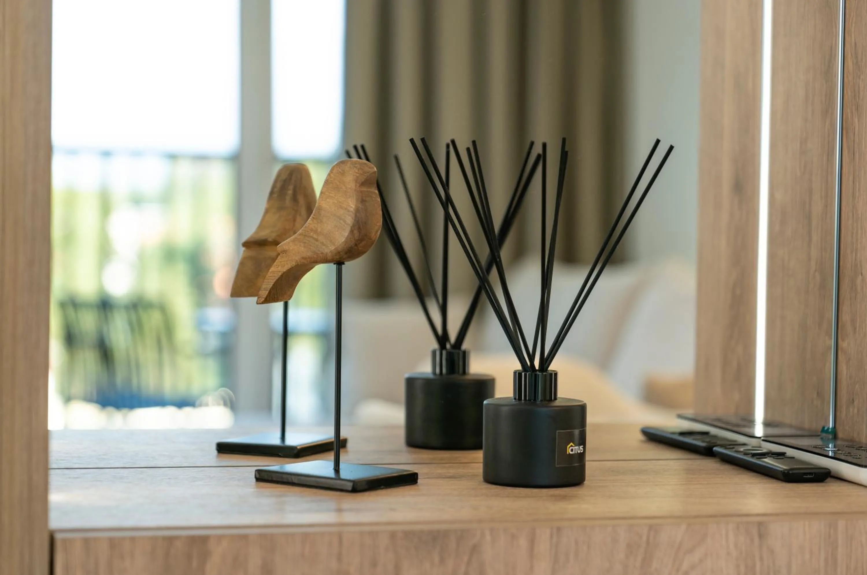 Decorative detail in Aparthotel Nemunas