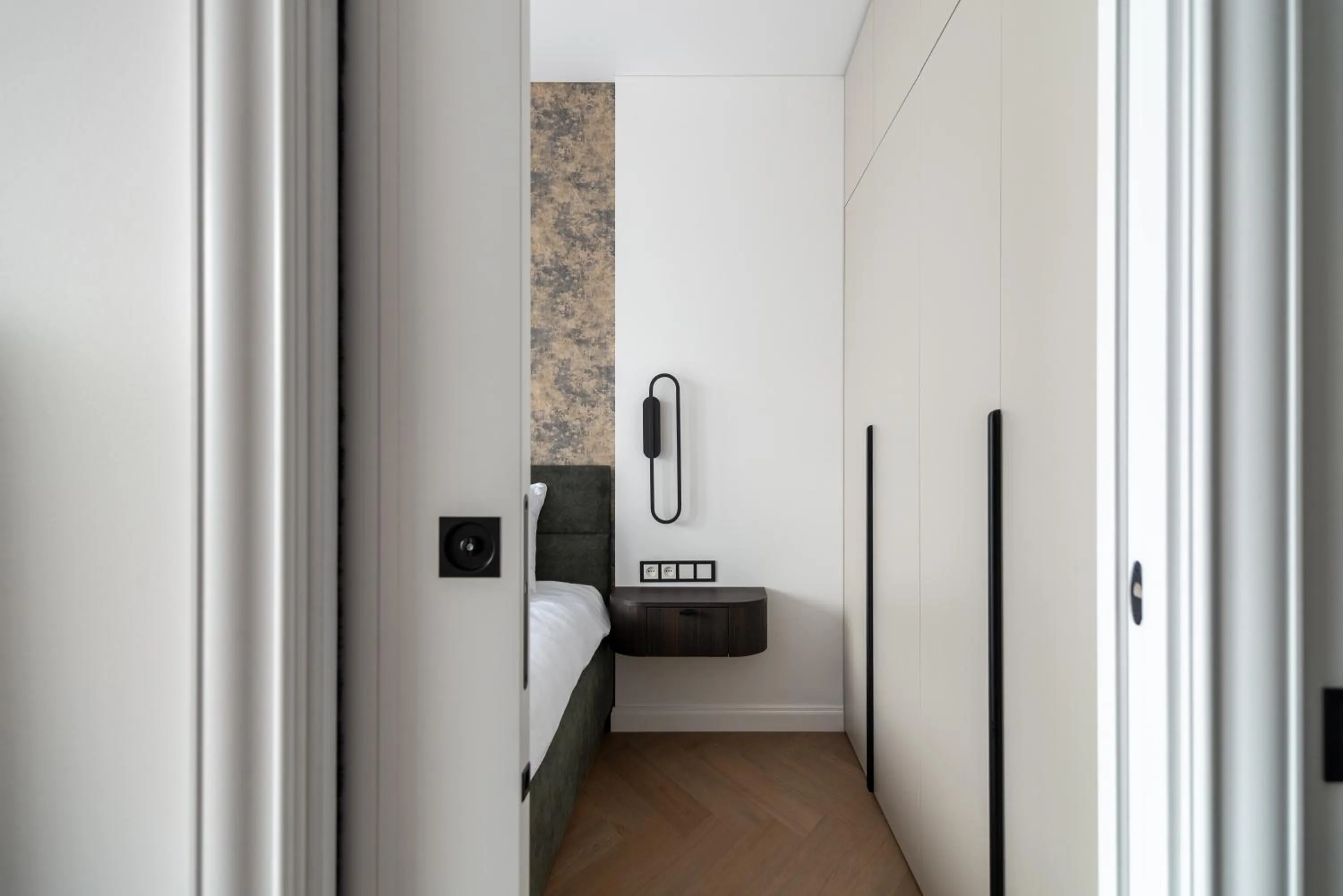 Bedroom in Aparthotel Nemunas