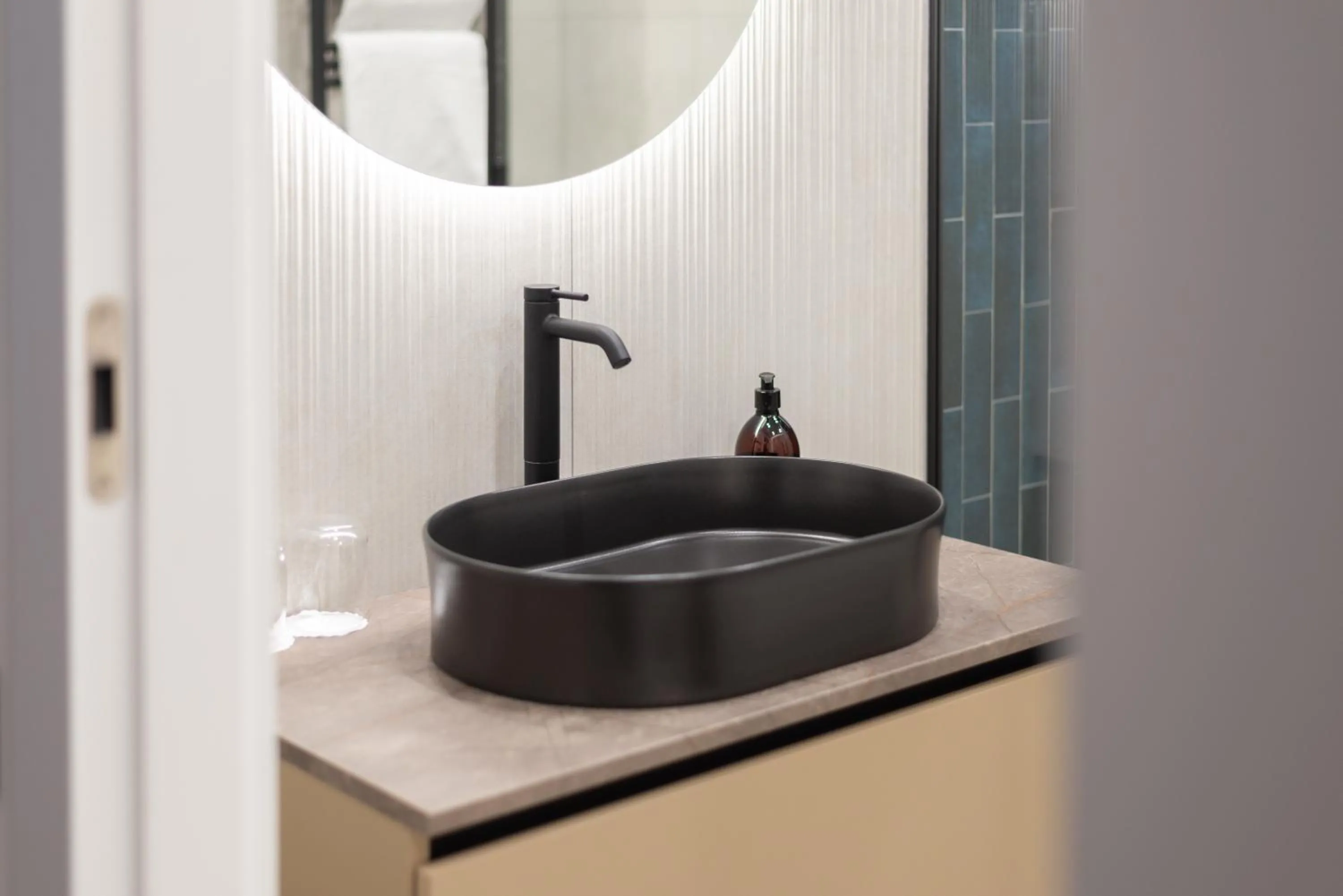 Shower in Aparthotel Nemunas