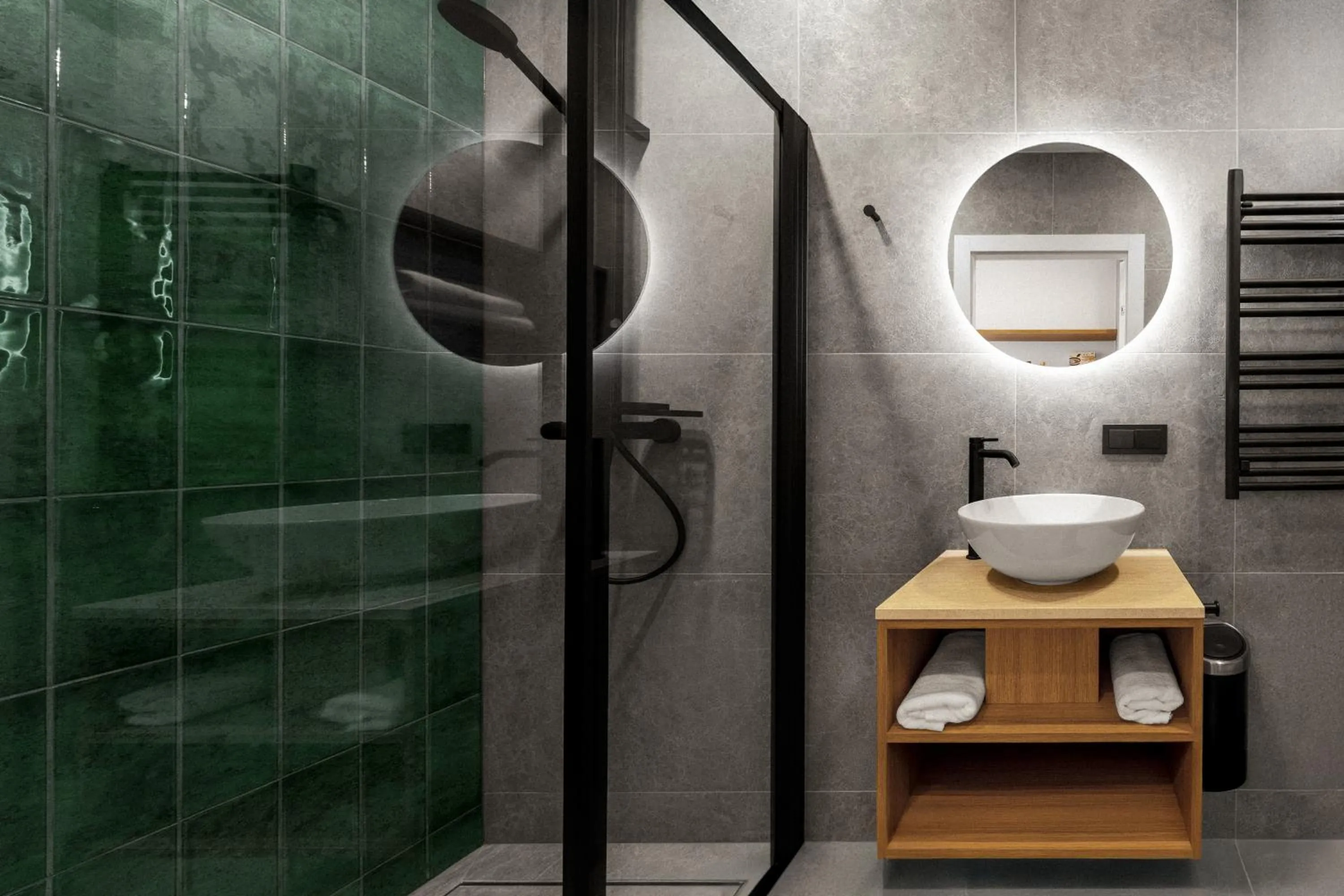 Shower in Aparthotel Nemunas