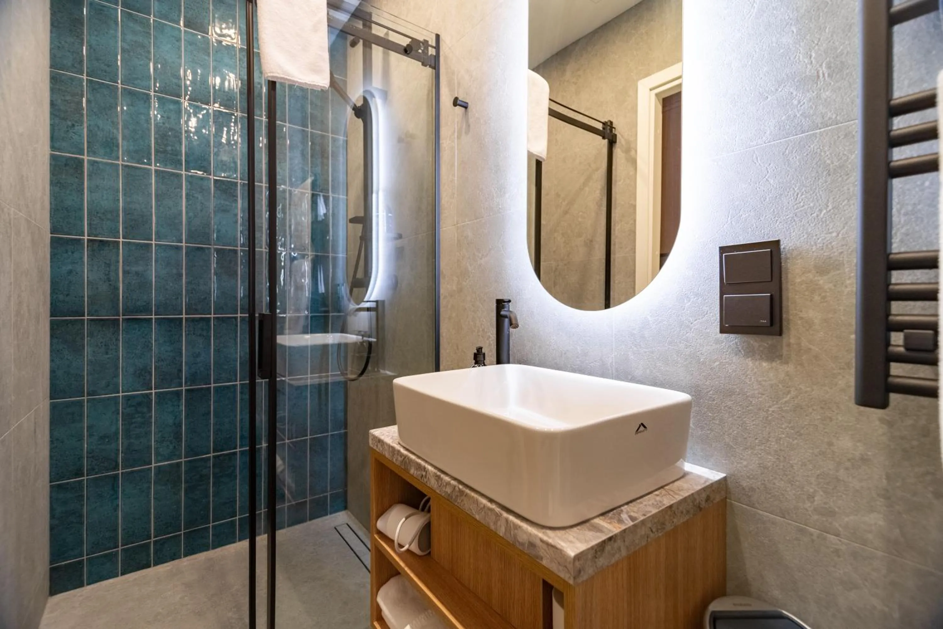 Shower in Aparthotel Nemunas