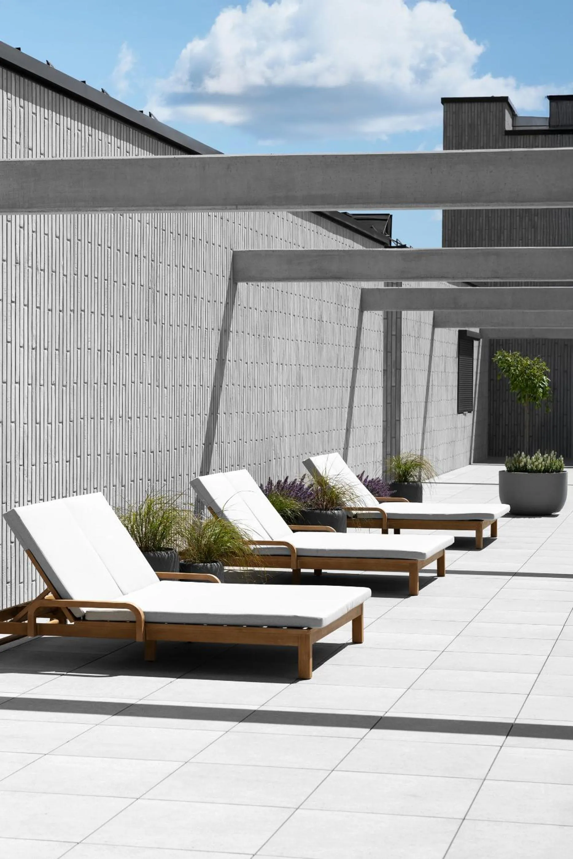 Balcony/Terrace in Aparthotel Nemunas
