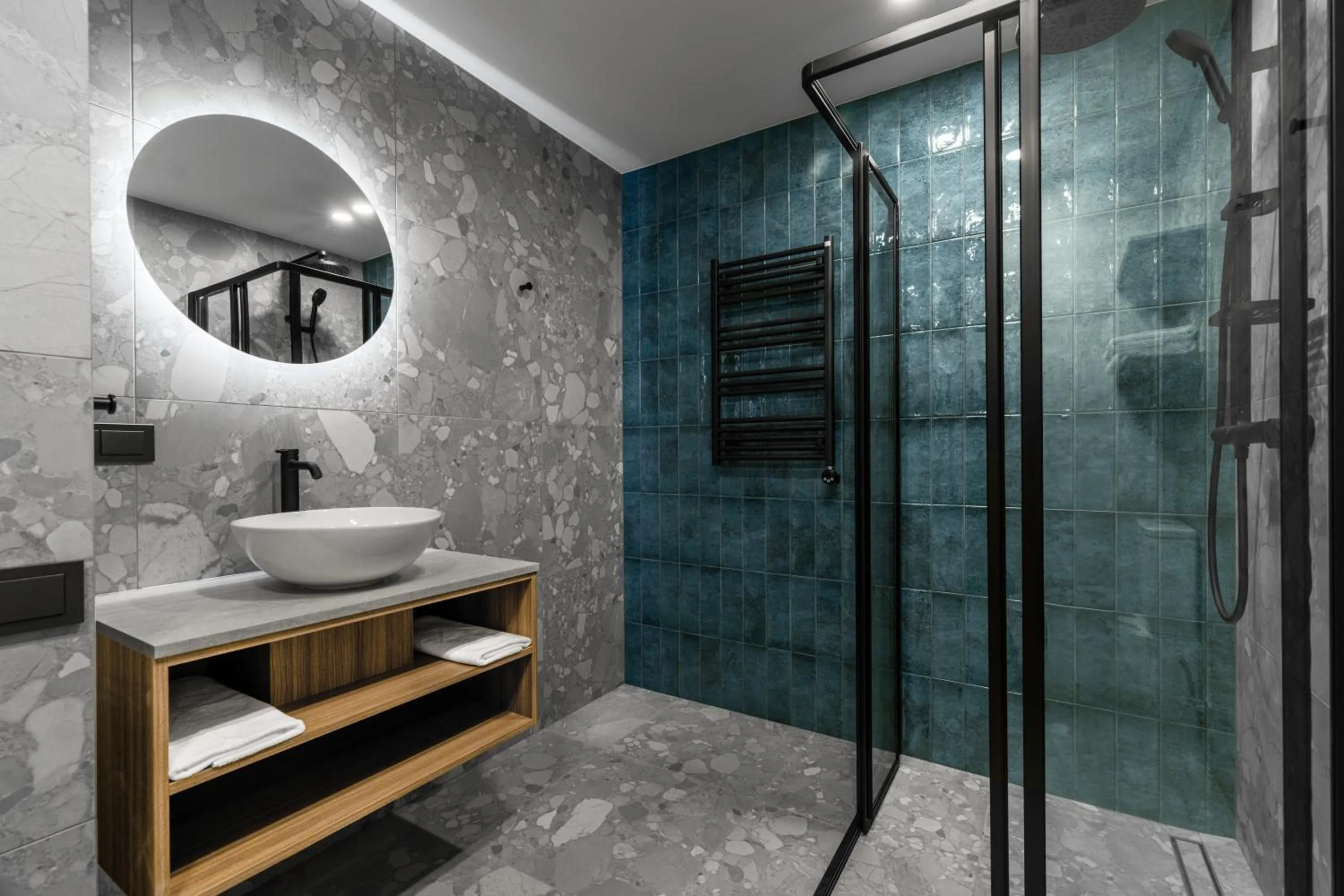 Shower in Aparthotel Nemunas