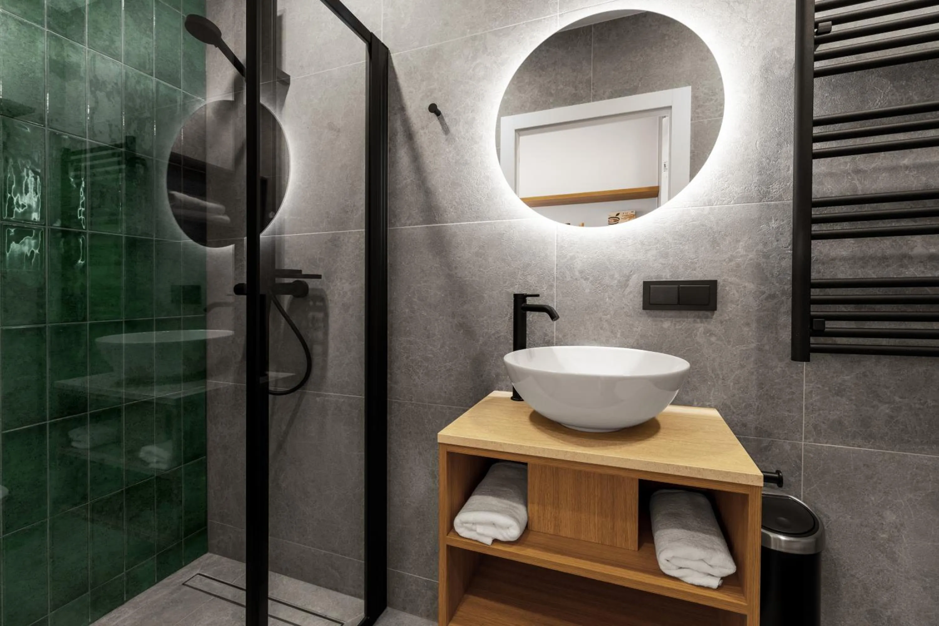 Shower in Aparthotel Nemunas