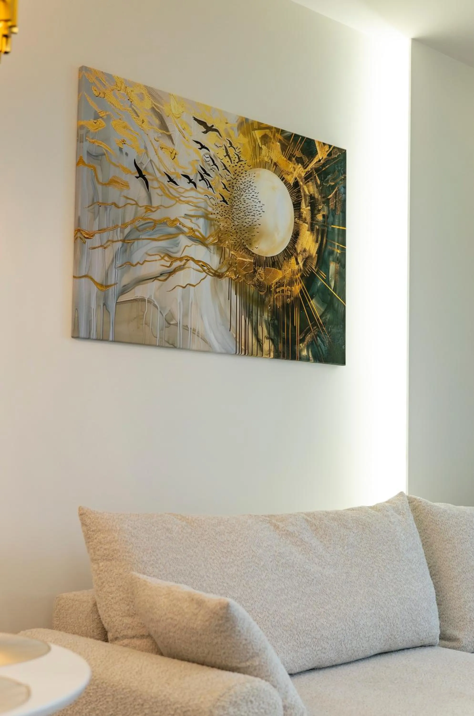 Living room in Aparthotel Nemunas