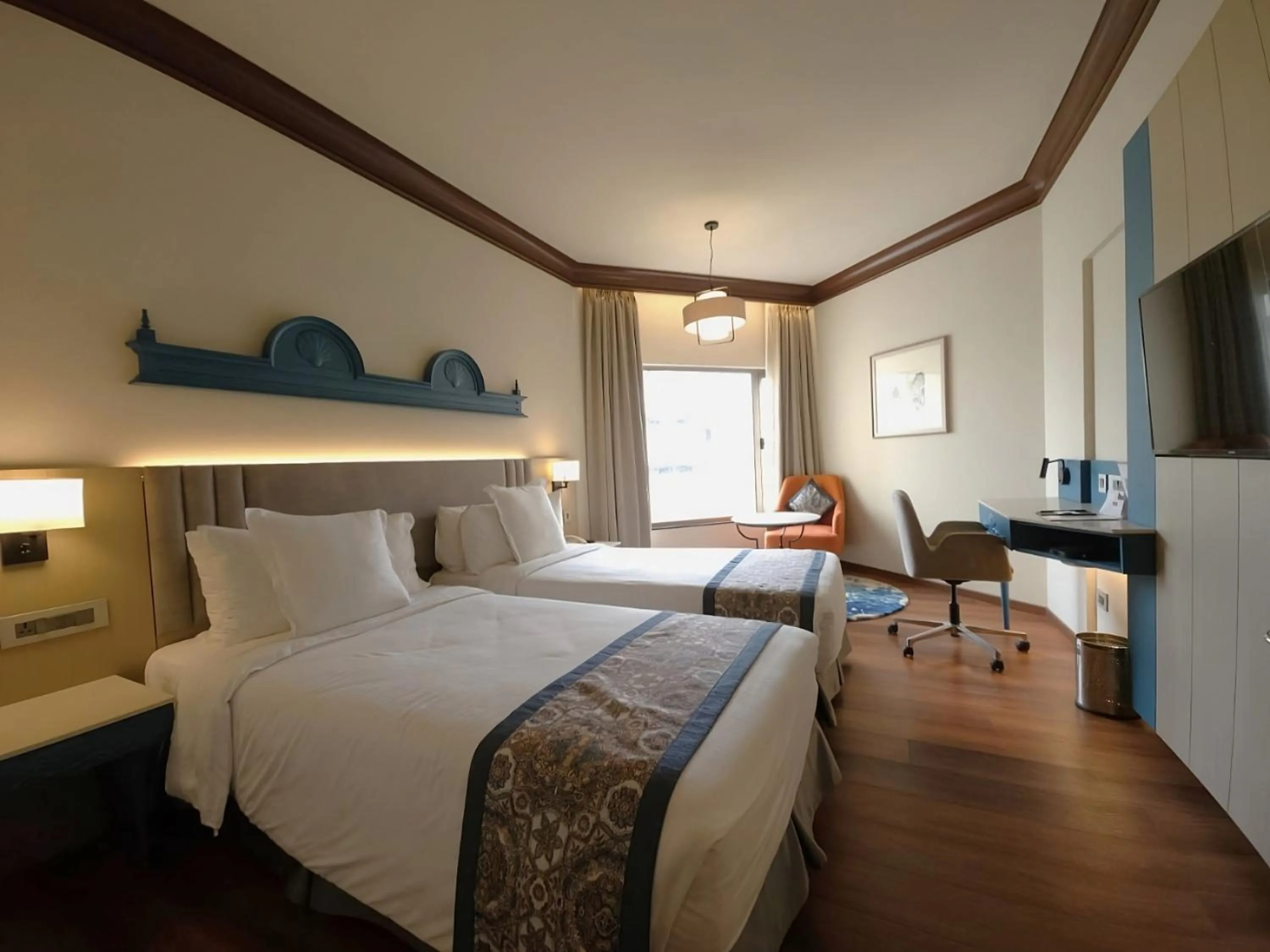 Bedroom, Bed in Welcomhotel by ITC Hotels, Devee Grand Bay, Visakhapatnam