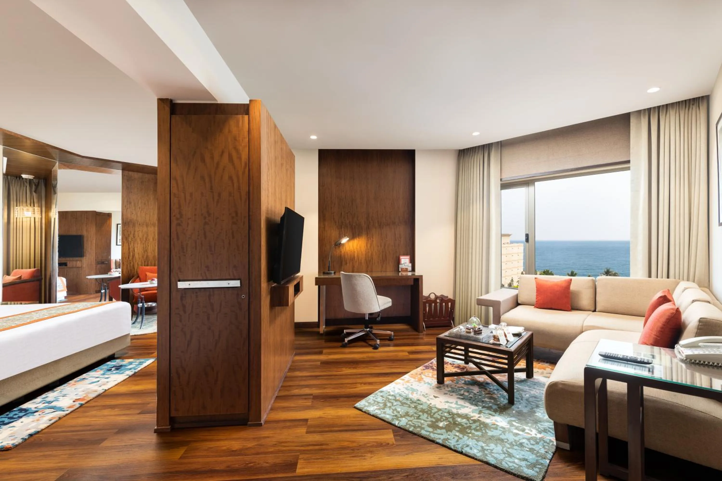 Photo of the whole room, Bed in Welcomhotel by ITC Hotels, Devee Grand Bay, Visakhapatnam