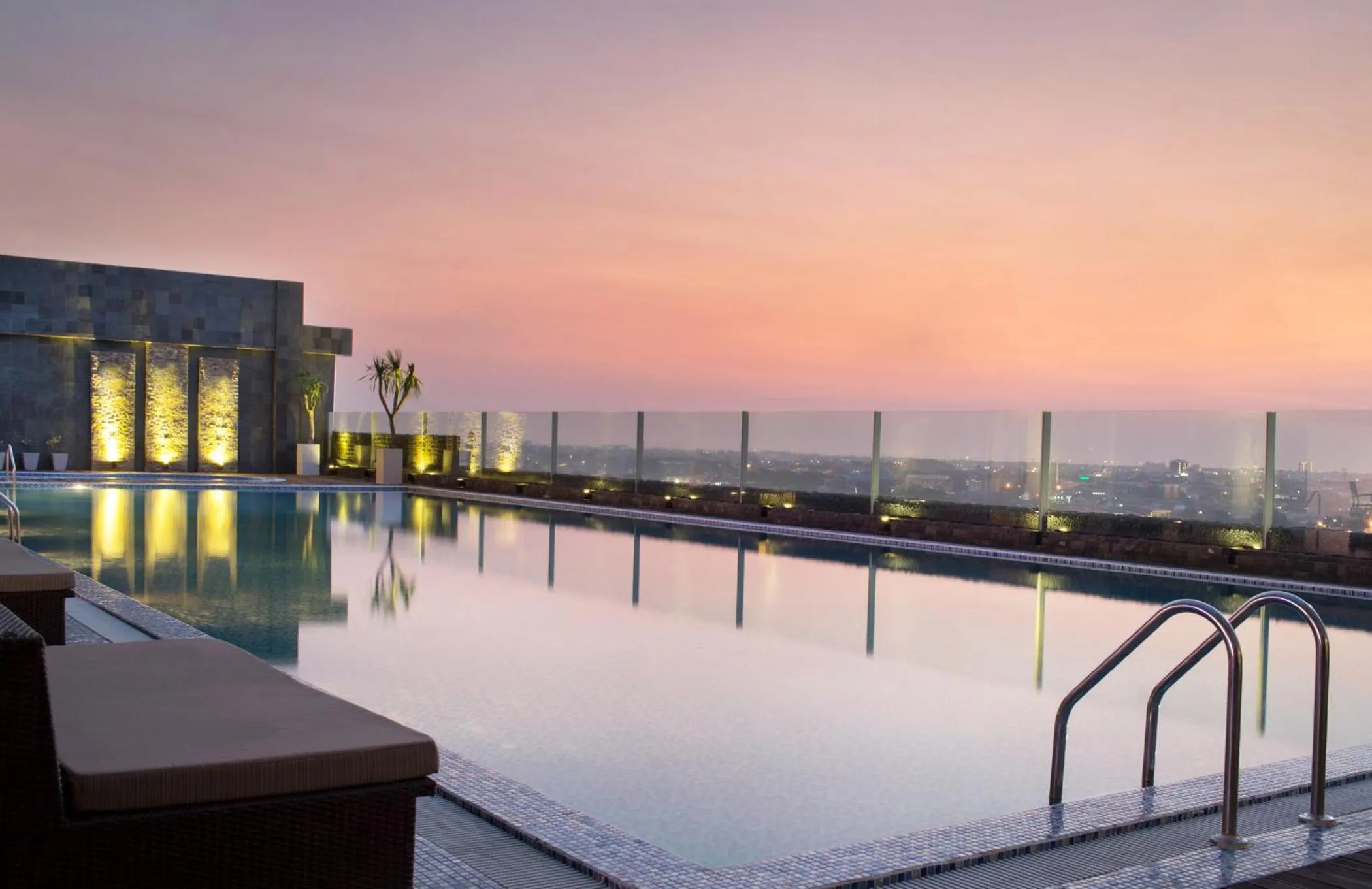 Pool view in Four Points by Sheraton Makassar