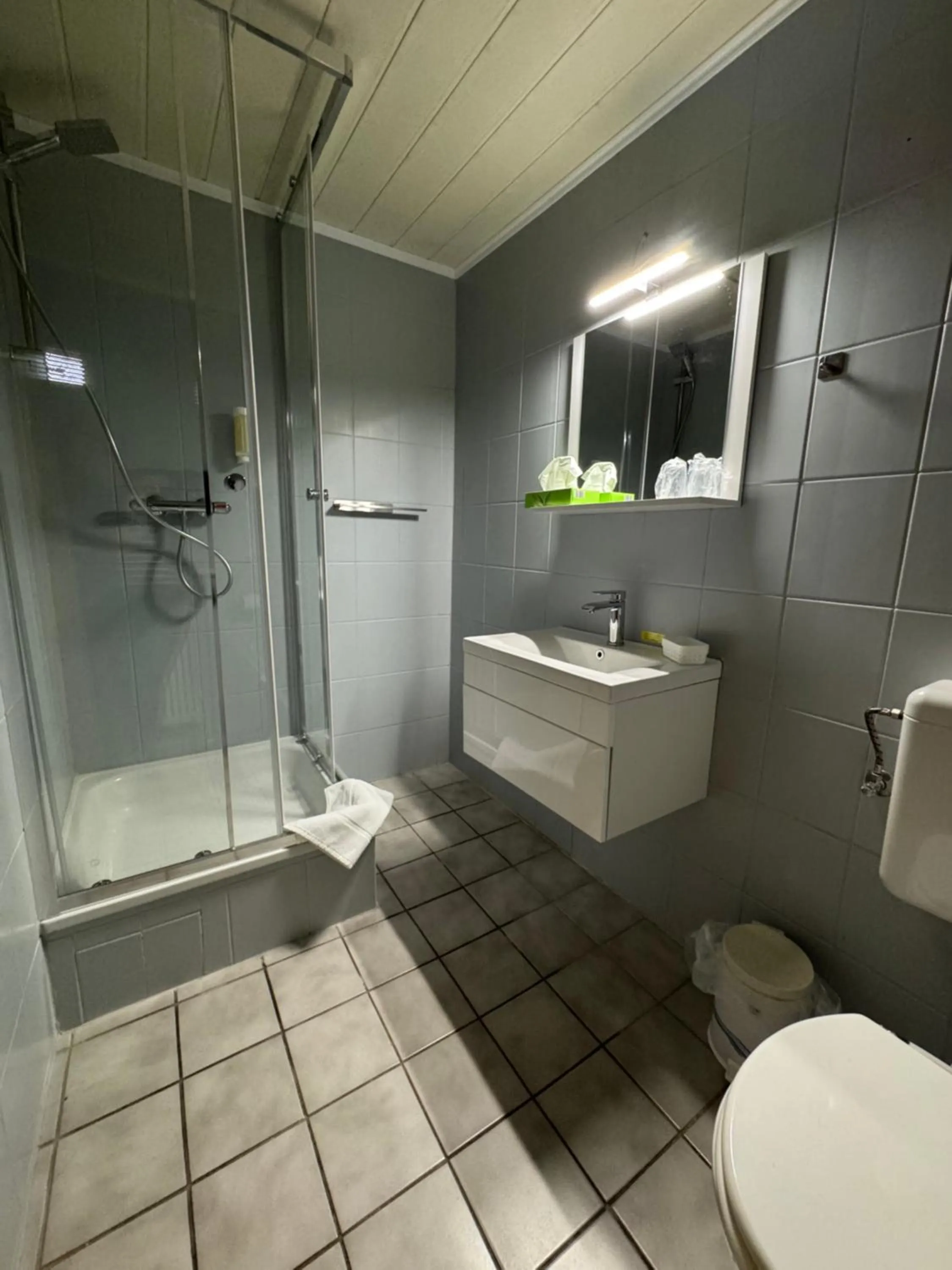 Shower in Hotel-Restaurant Christine