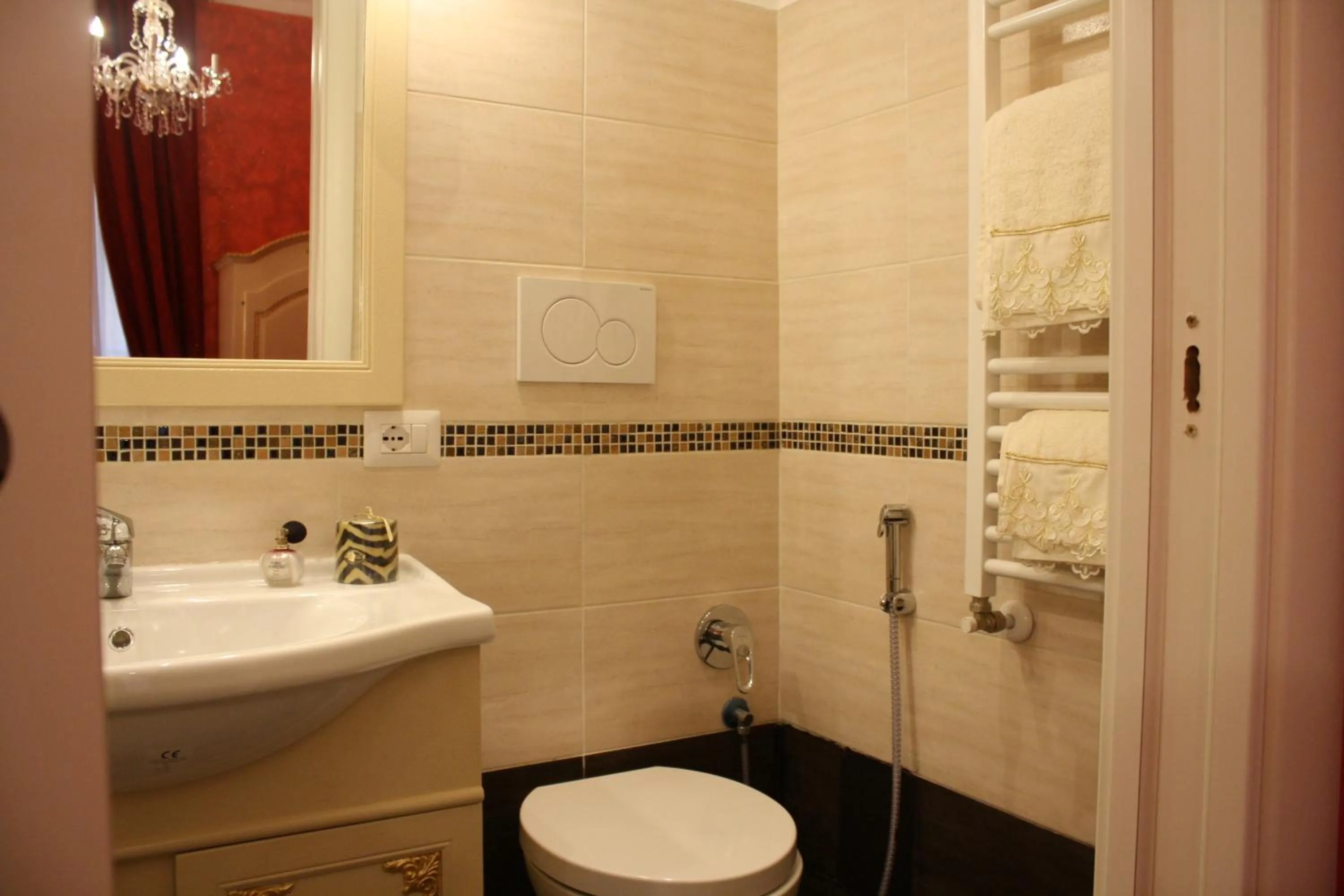 Bathroom in Pope's Suites